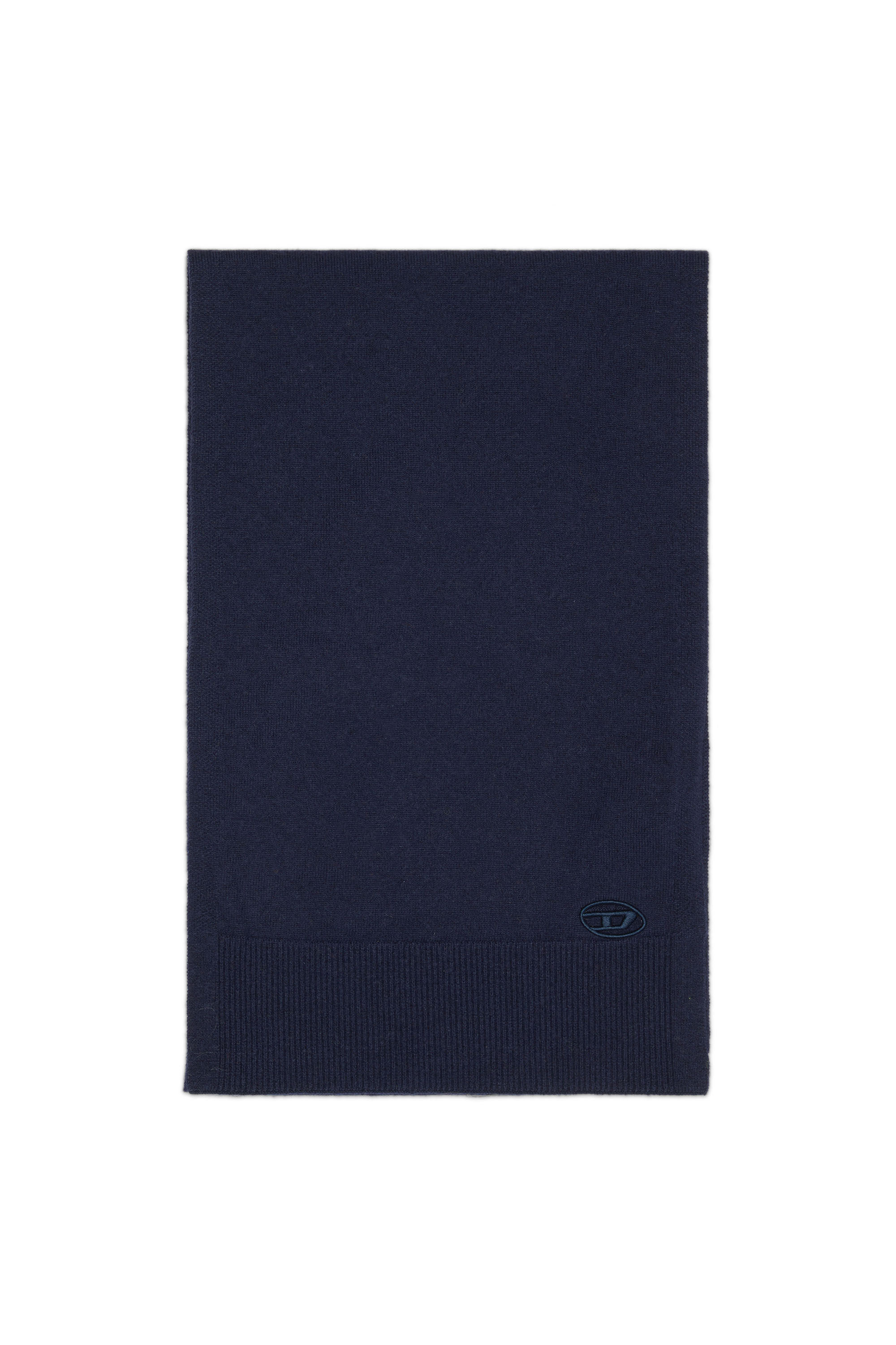 Diesel - K-REVOLVE, Écharpe avec logo Oval D brodé Mixte in Bleu - 1
