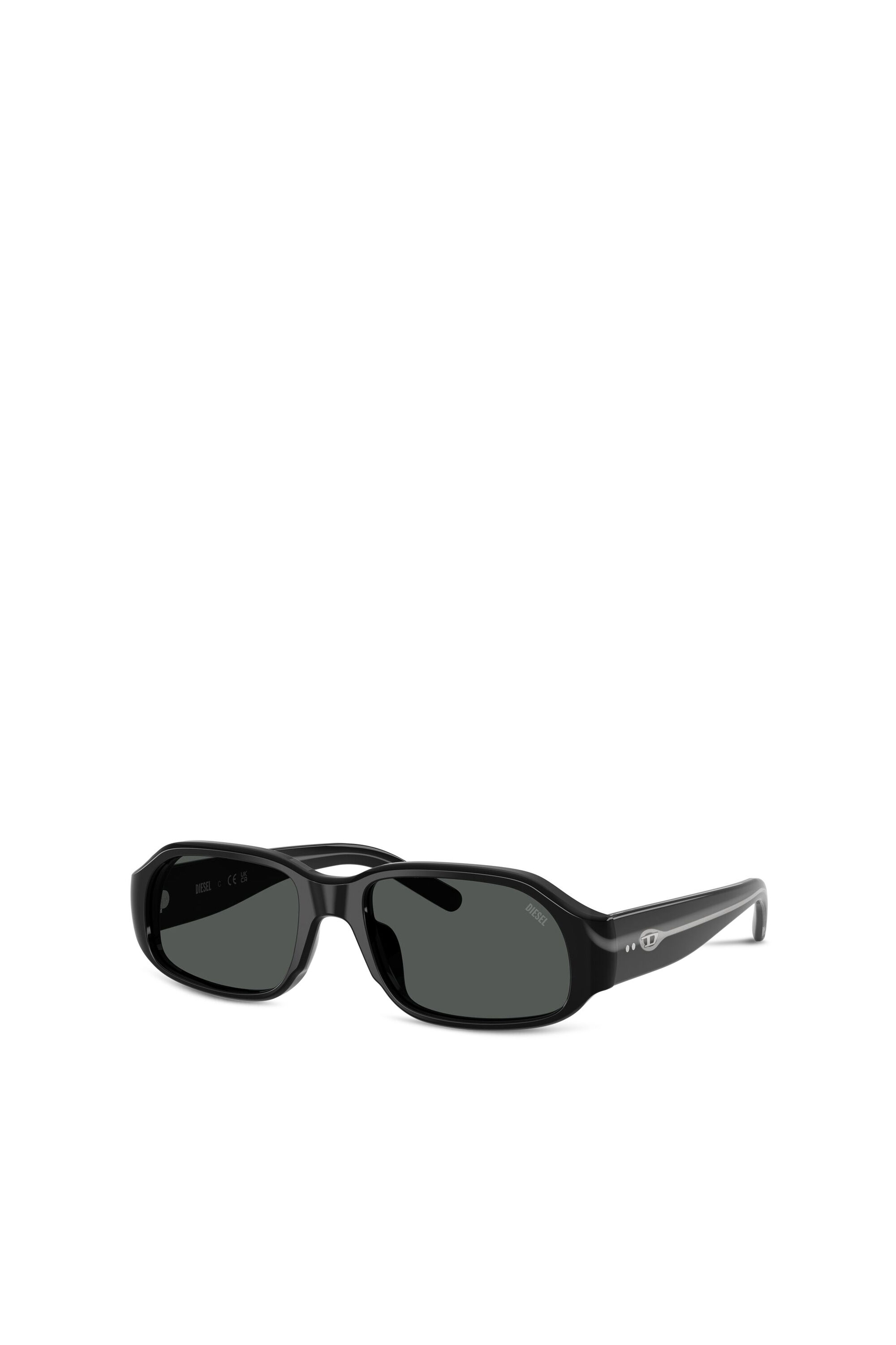 Diesel - 0DL2009U, Gafas de sol rectangulares Unisex in Negro - 4