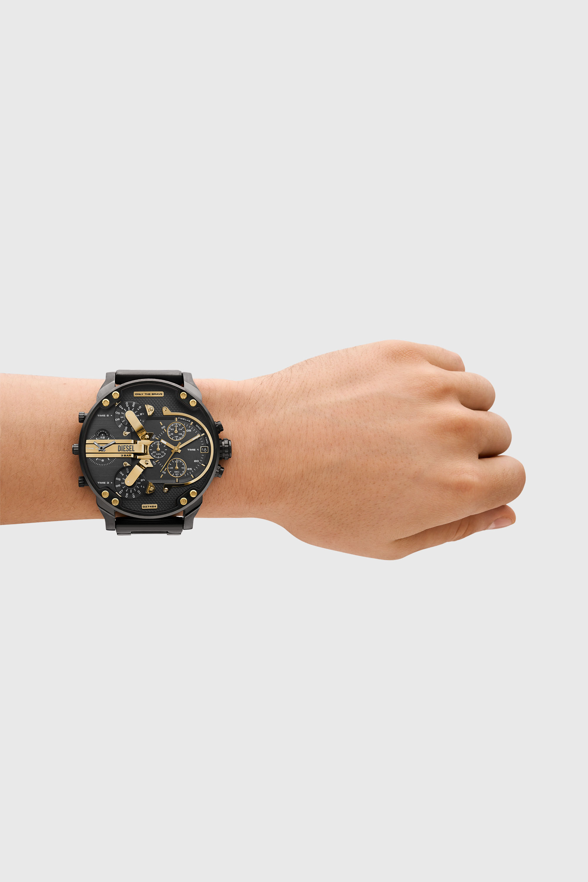 Men's Mr. Daddy Two-Tone Stainless Steel Watch | Grey | Diesel US