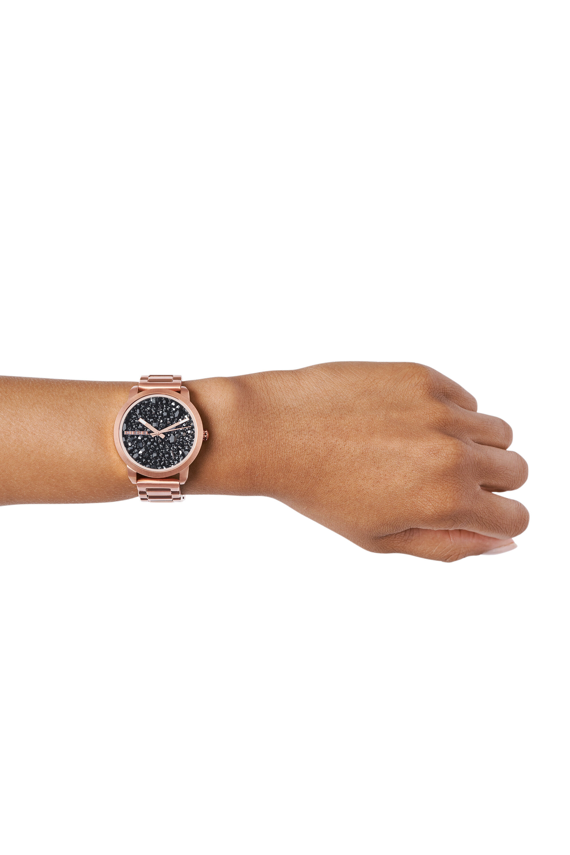 Diesel - DZ5427, Woman's Watch with gunmetal-tone stones dial in Bronze - 4
