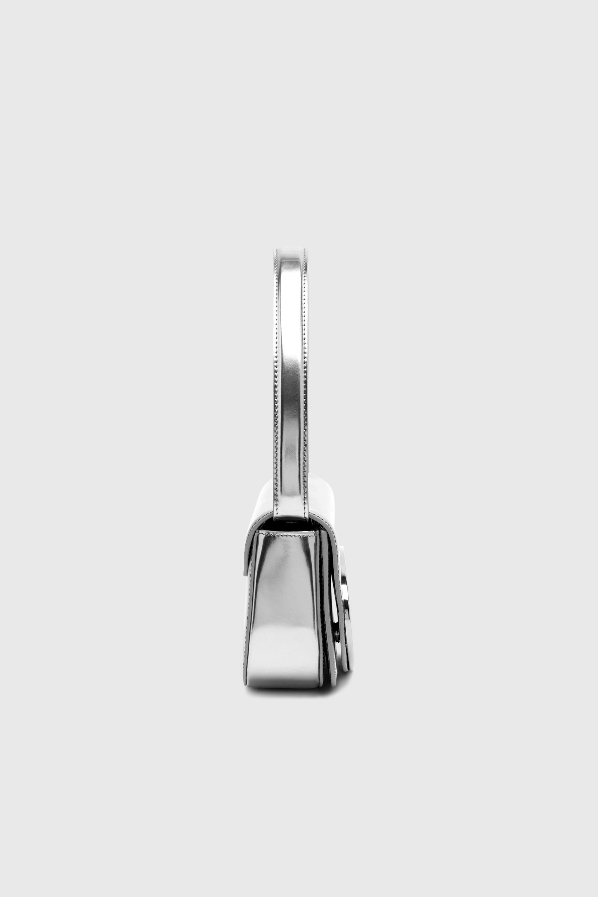 Women's Designer Shoulder Bag in Silver | Diesel® US {{Country}}