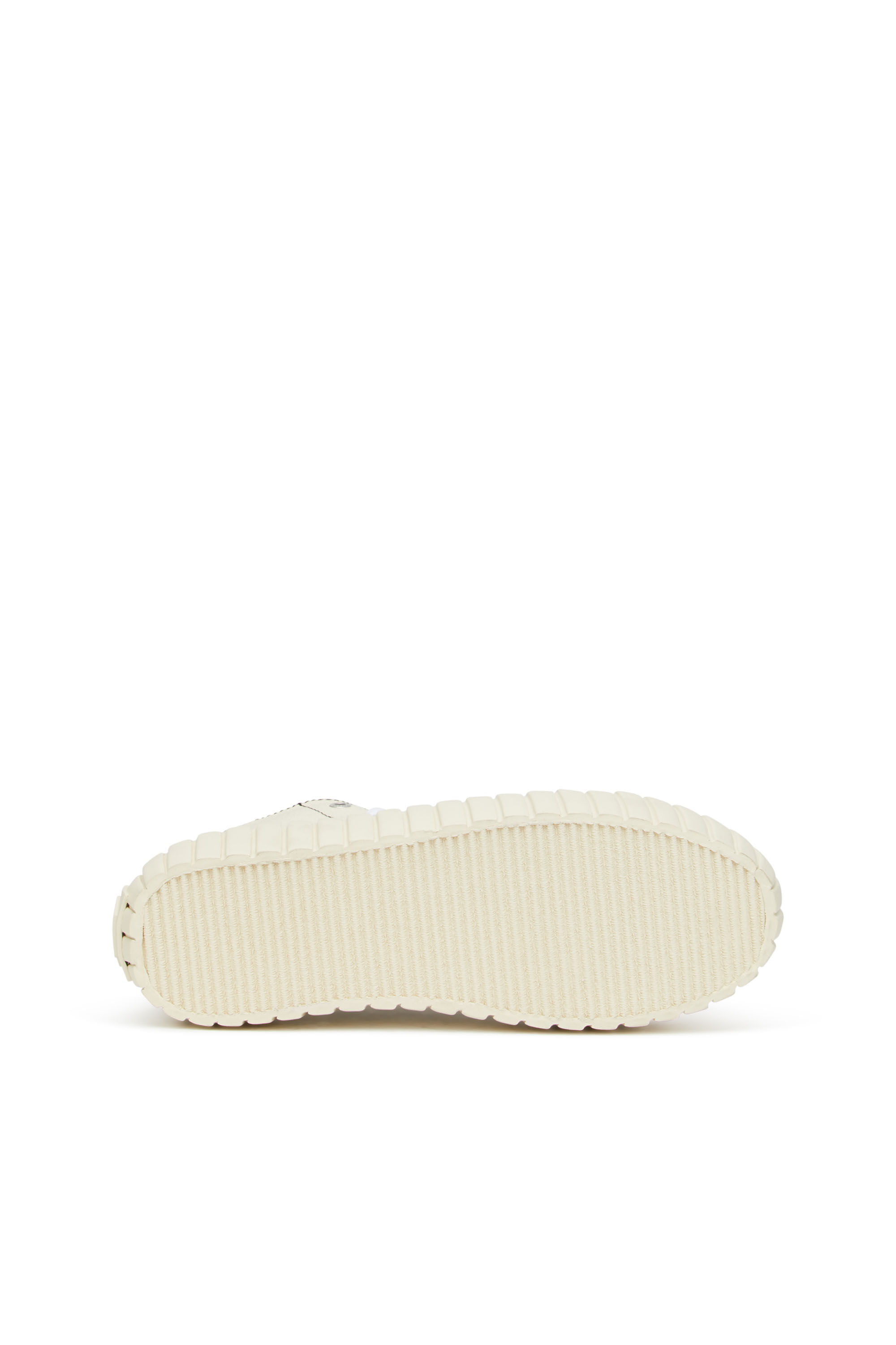 Diesel - S-HANAMI MID W, Female's High-top flatform sneakers in canvas denim in White - 5