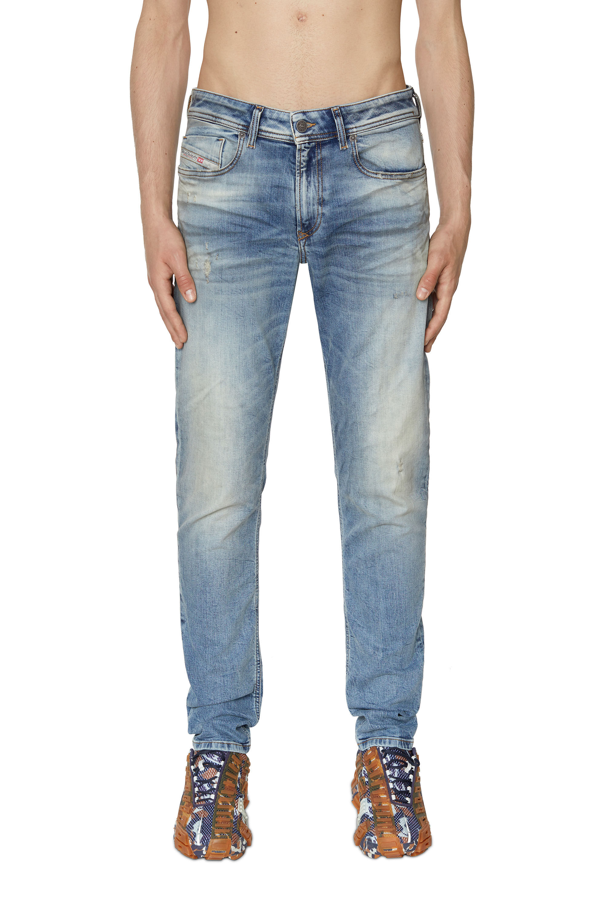 Diesel - Skinny Jeans 1979 Sleenker 068BI, Male's Skinny Jeans - 1979 Sleenker in Medium Blue - 3