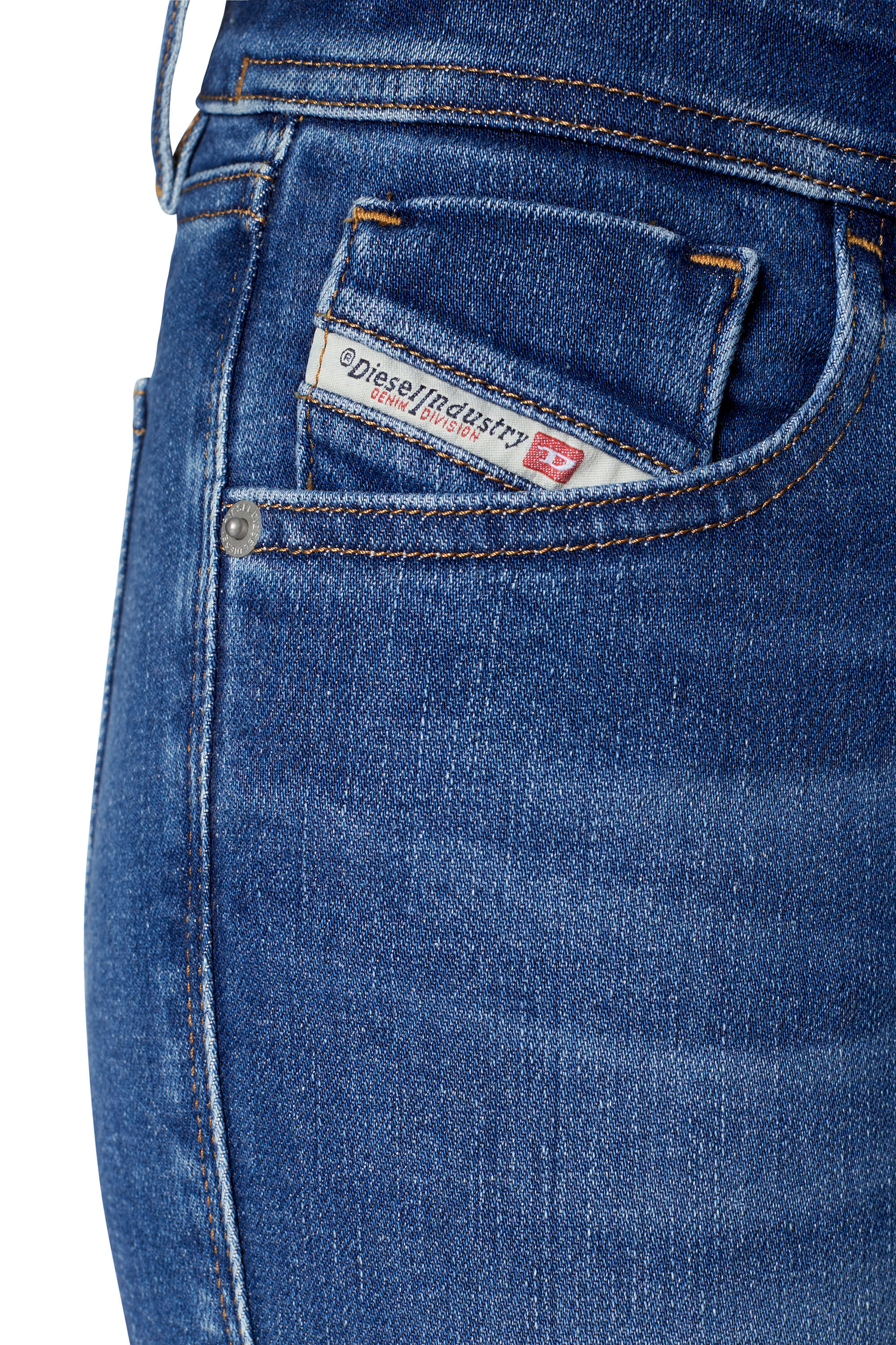 Diesel - Super skinny Jeans 2018 Slandy-Low 09C21, Super skinny Jeans - 2018 Slandy-Low Femme in Bleu - 4