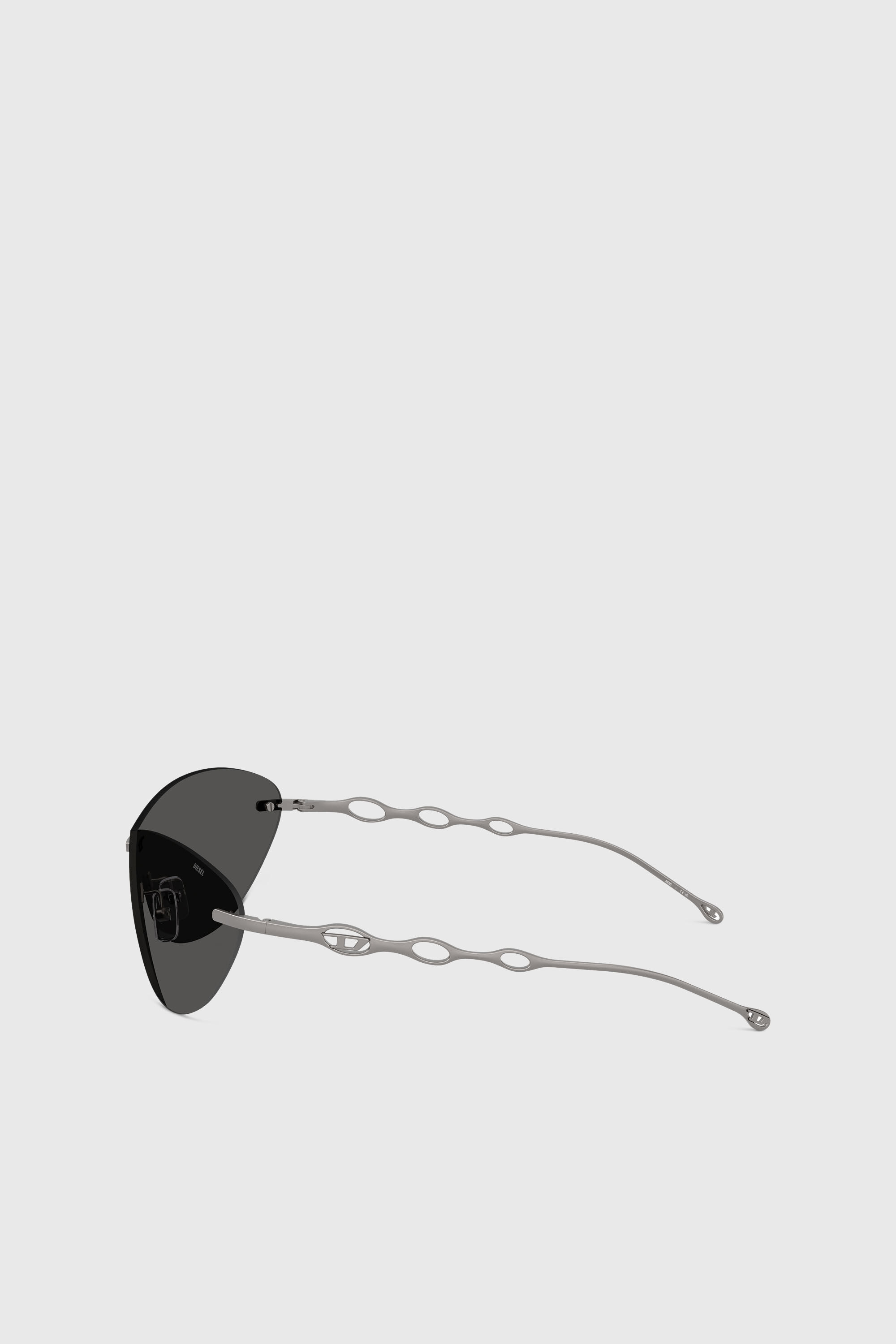 Women's Iconic oval sunglasses | Grey | Diesel {{Country}}