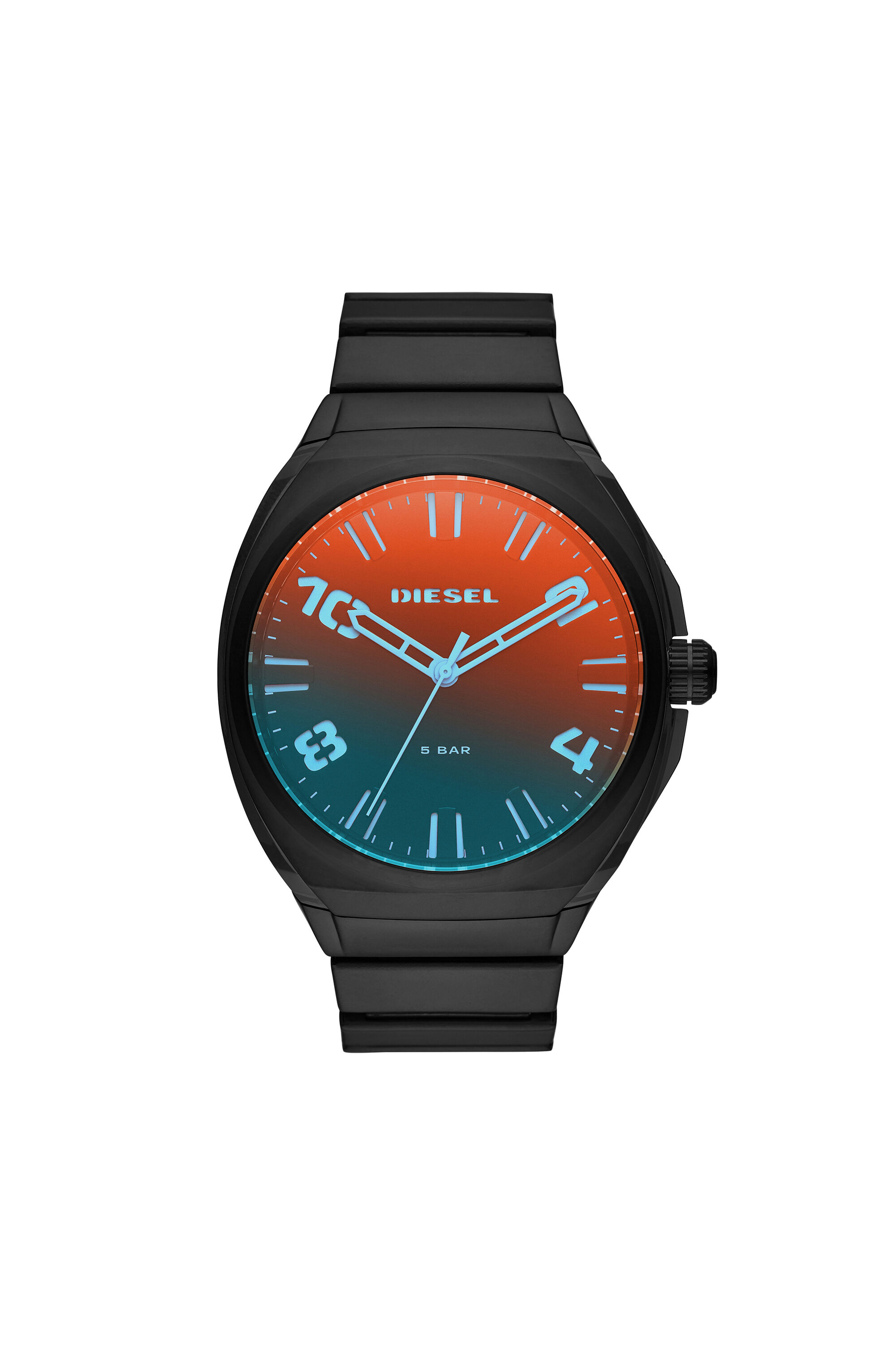 Diesel - DZ1886, Male's Stigg black stainless steel watch in Black - 1