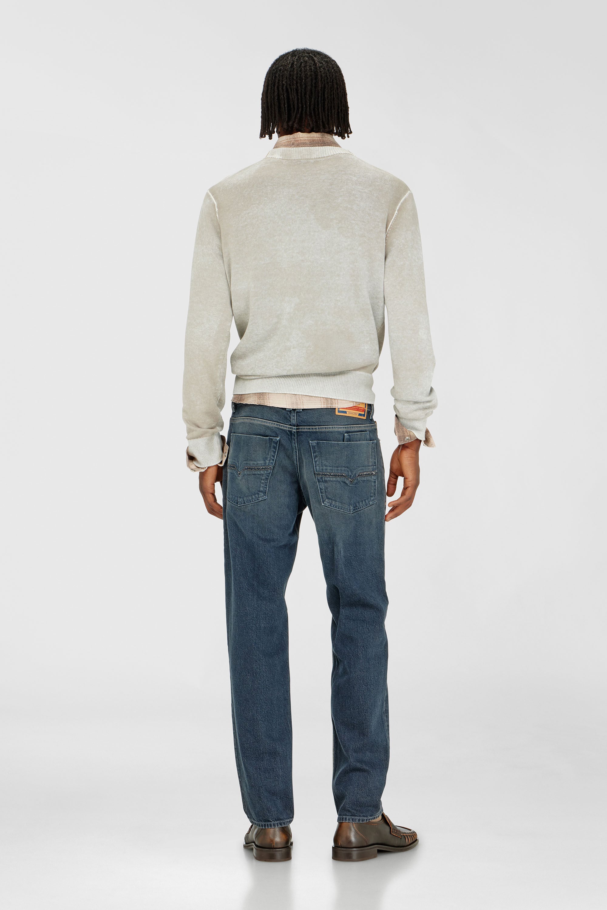 Diesel - Regular Jeans 2023 D-Finitive 007GQ Hombre, Azul medio - 3