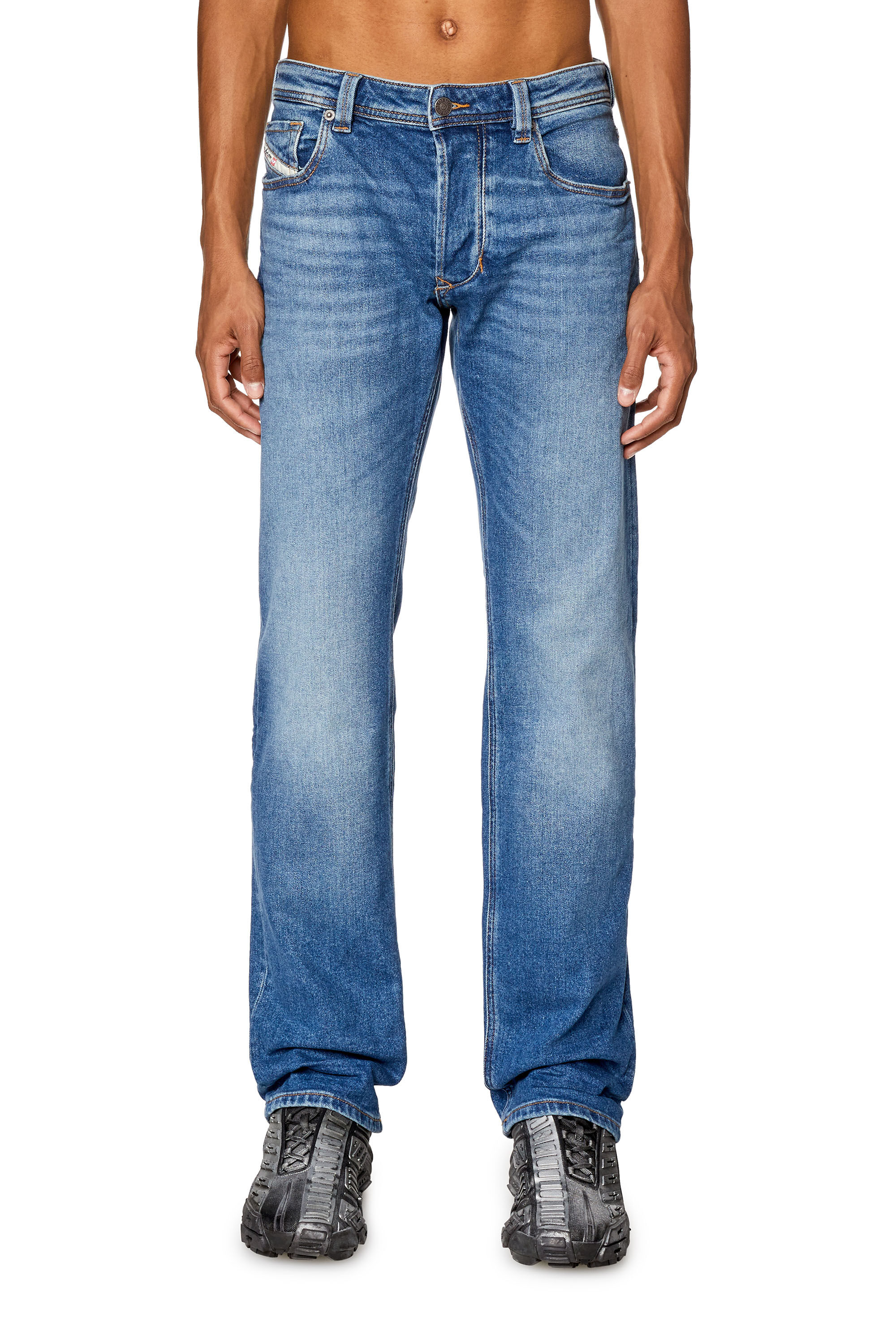 THEREDTHREAD S V-shape denim 1 ブルー　Blue THEREDTHREAD / ザレッドスレッド】S symbol denim1