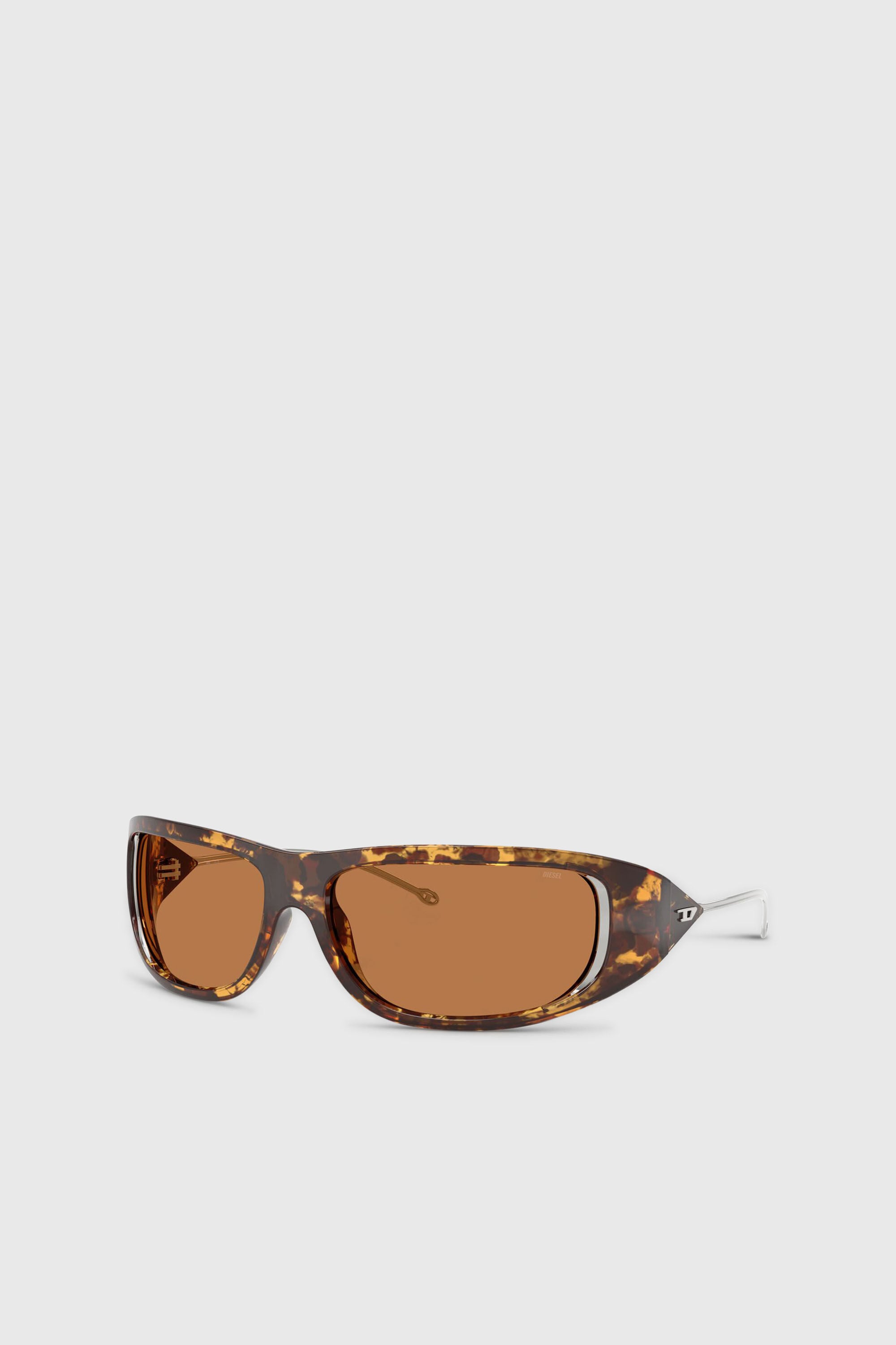 Diesel - 0DL3001 SIZE 61, Lunettas de soleil de style enveloppant Mixte in Marron - 4
