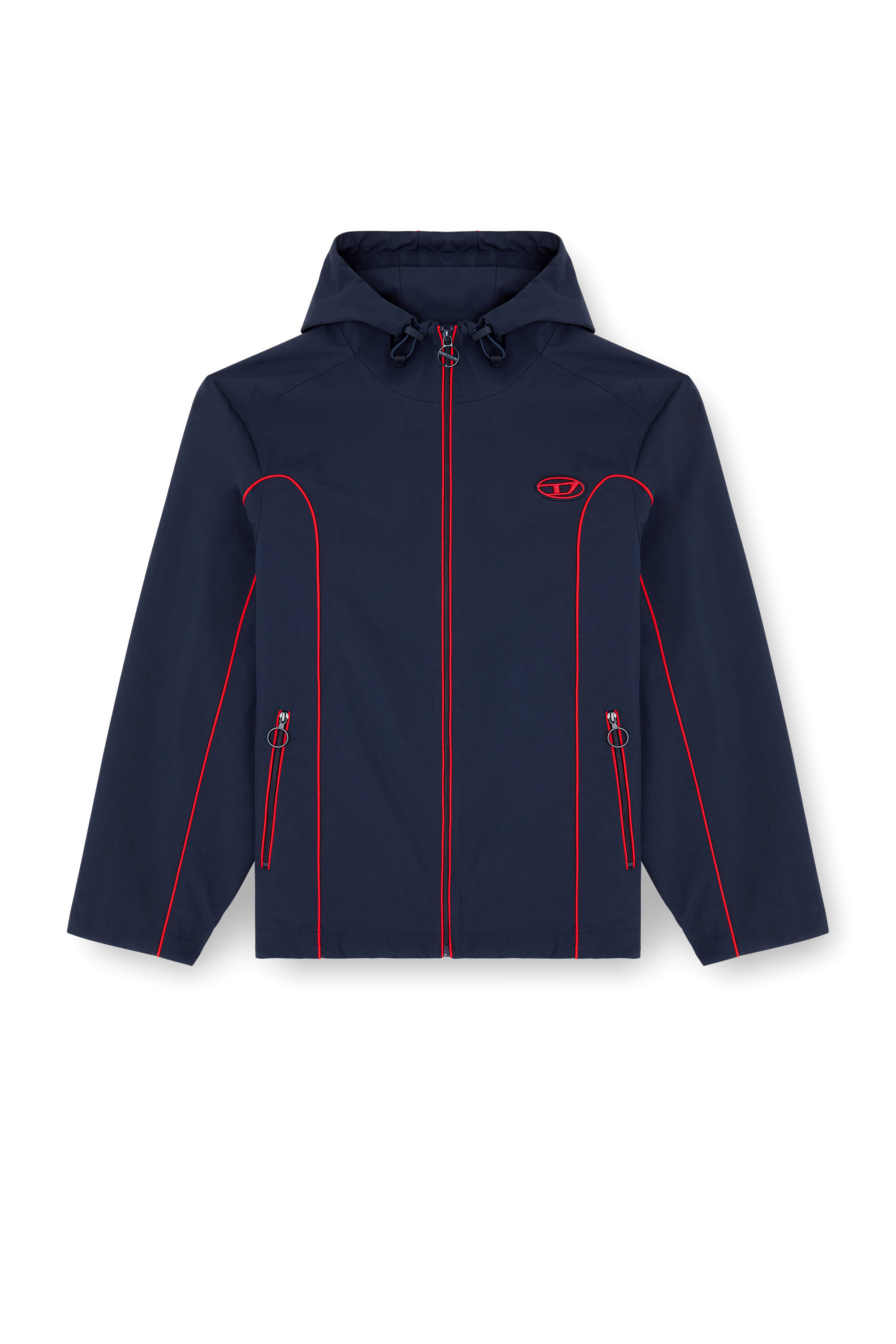 J-HIVES Man: Windbreaker Jacket with contrast piping | Diesel