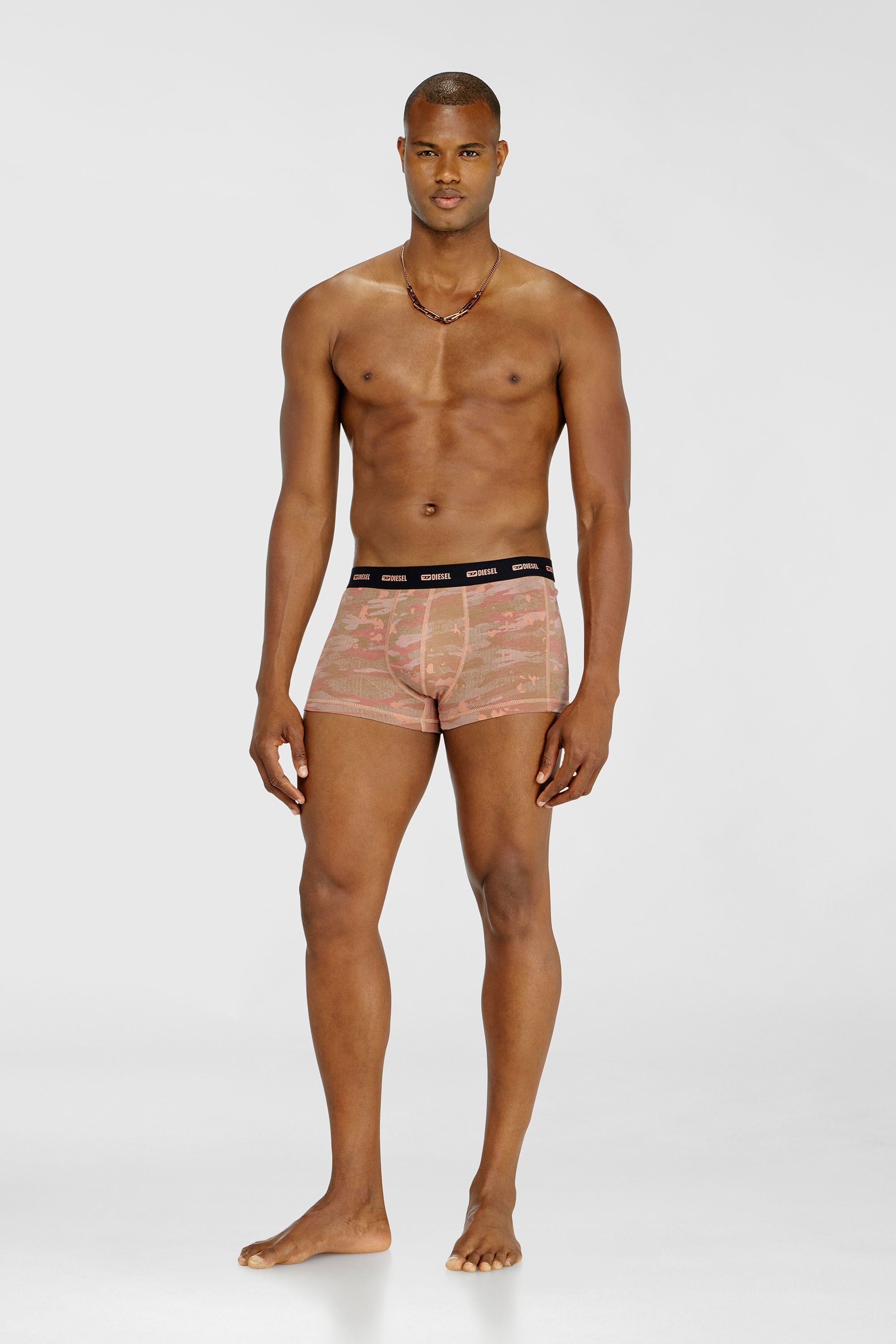 Diesel - DAMIEN-UTLT-3PACK, Male's Three-pack of boxer briefs plain and camo in Multicolor - 2