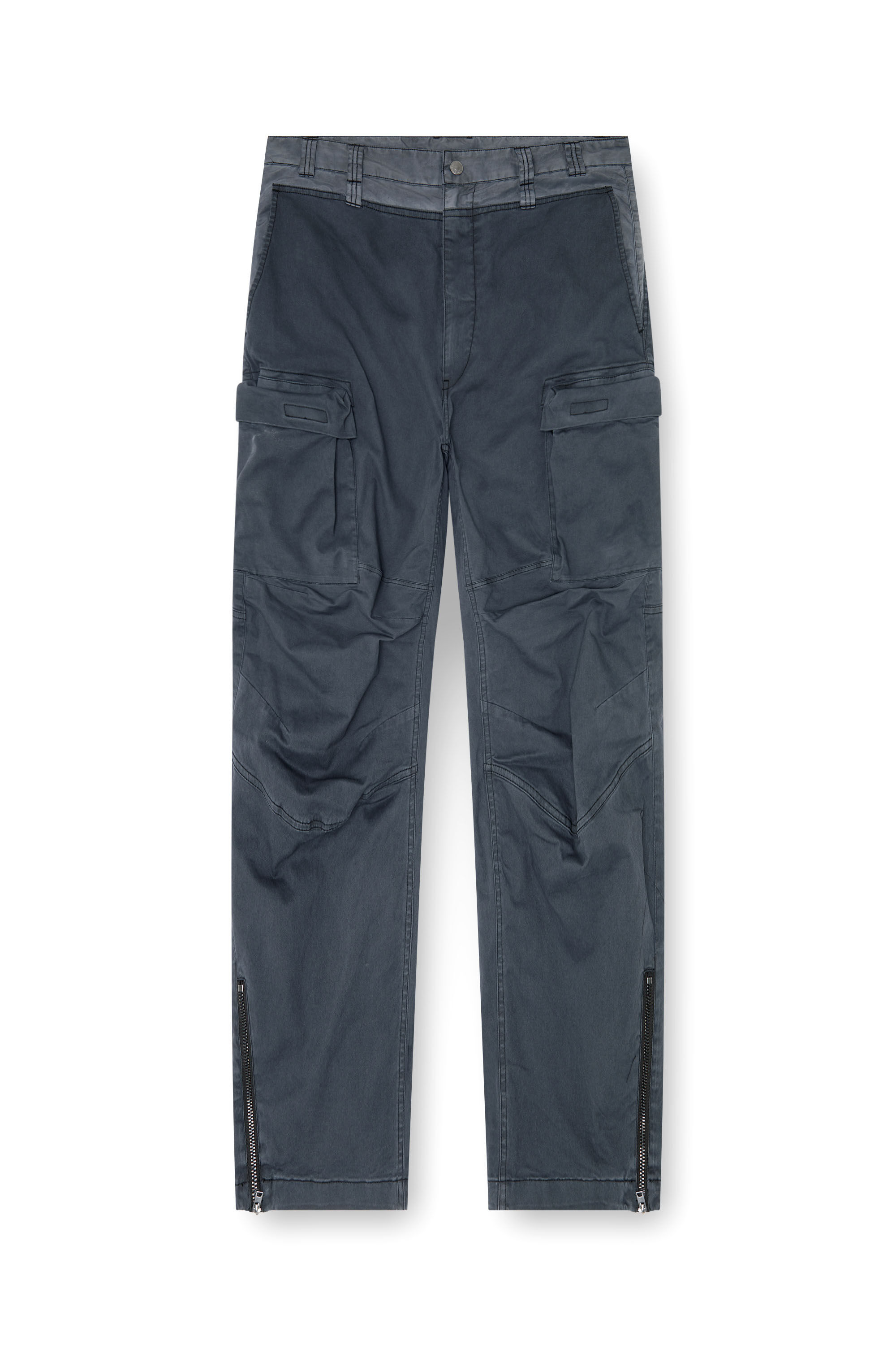 Diesel - P-DELLS, Pantalon cargo en coton et nylon Homme in ToBeDefined - 2