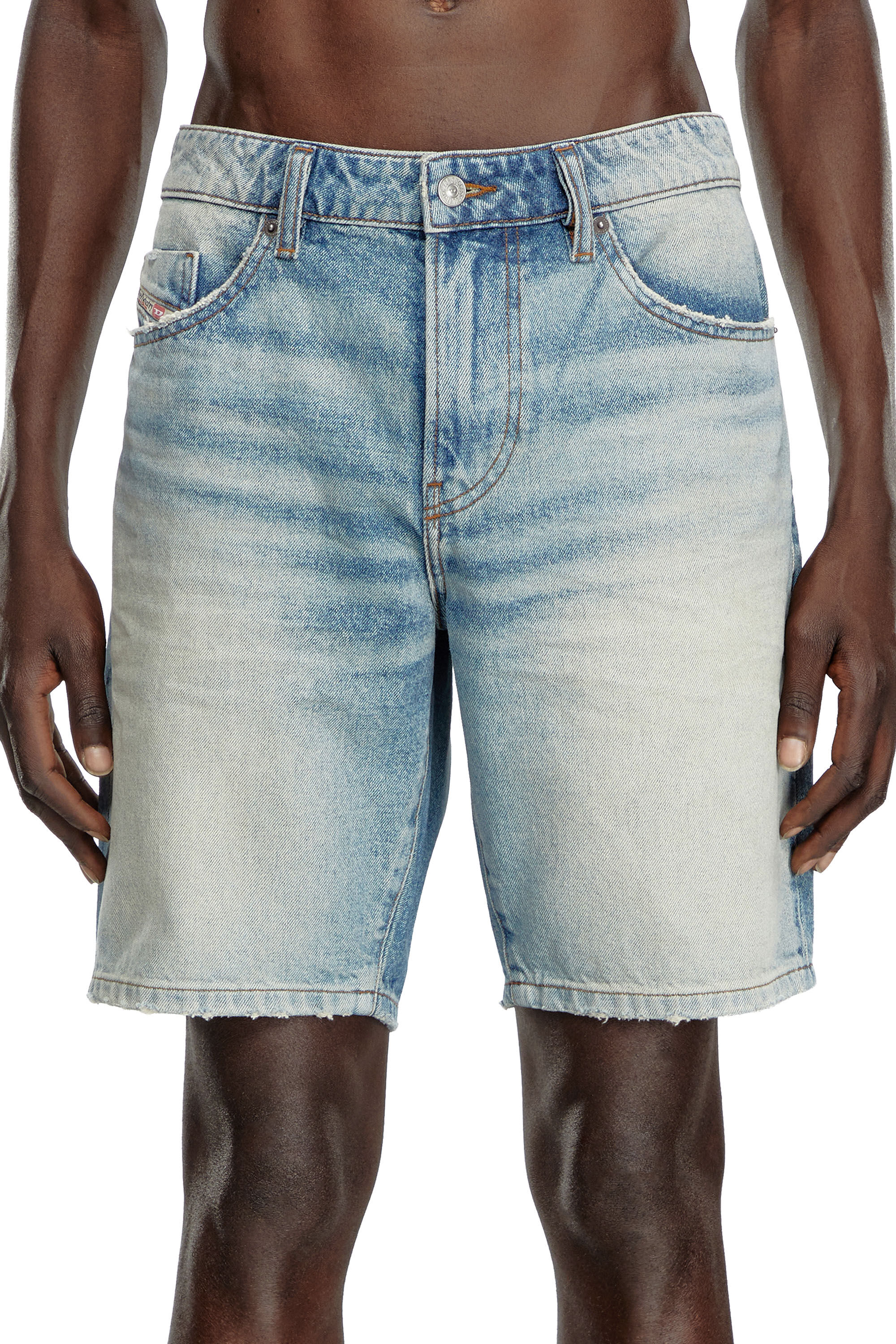 Diesel - D-FIN, Short slim en denim Homme in Bleu - 4