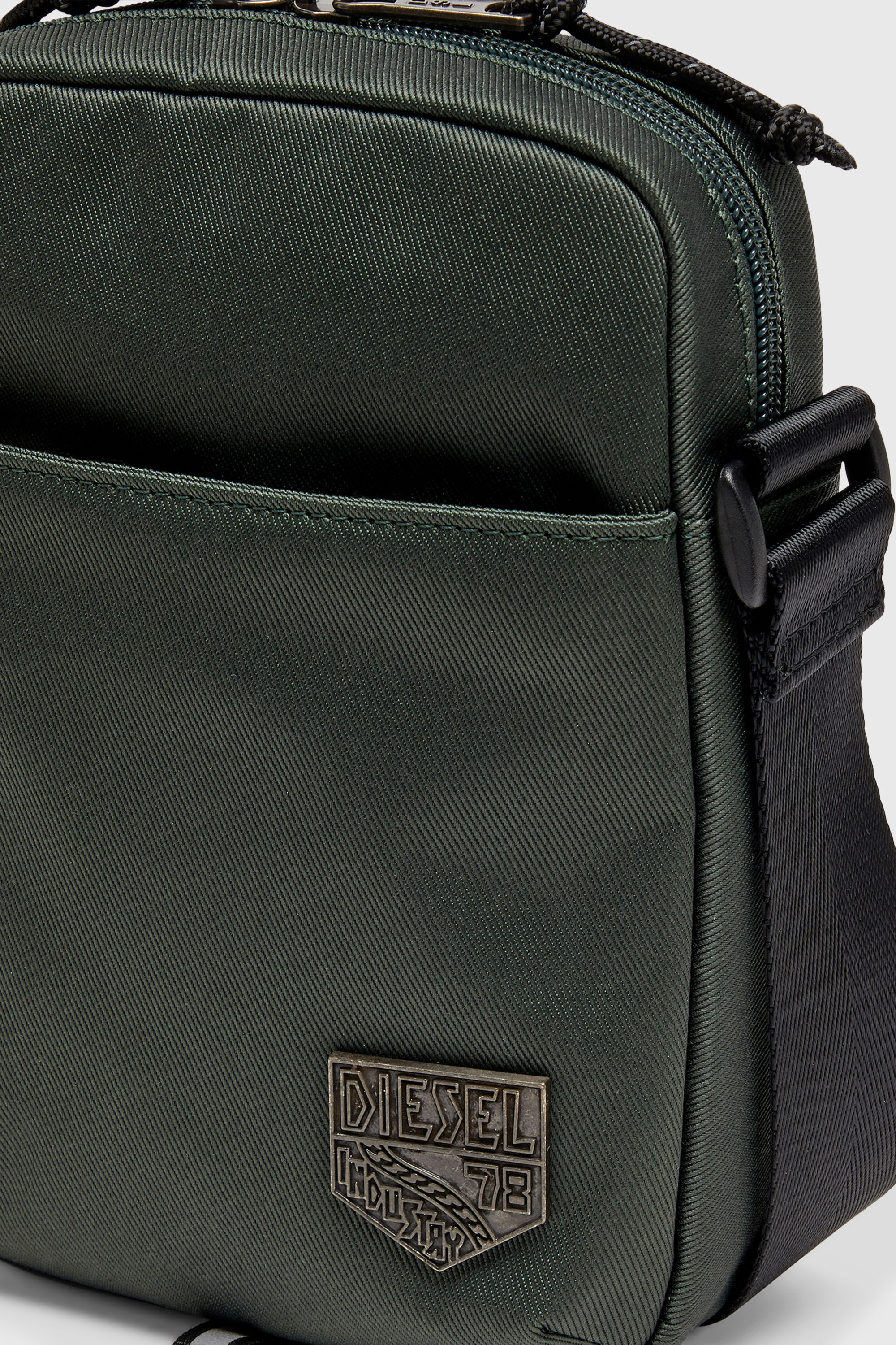 Women's D-Pack - Crossbody bag with emblem logo | Green | Diesel