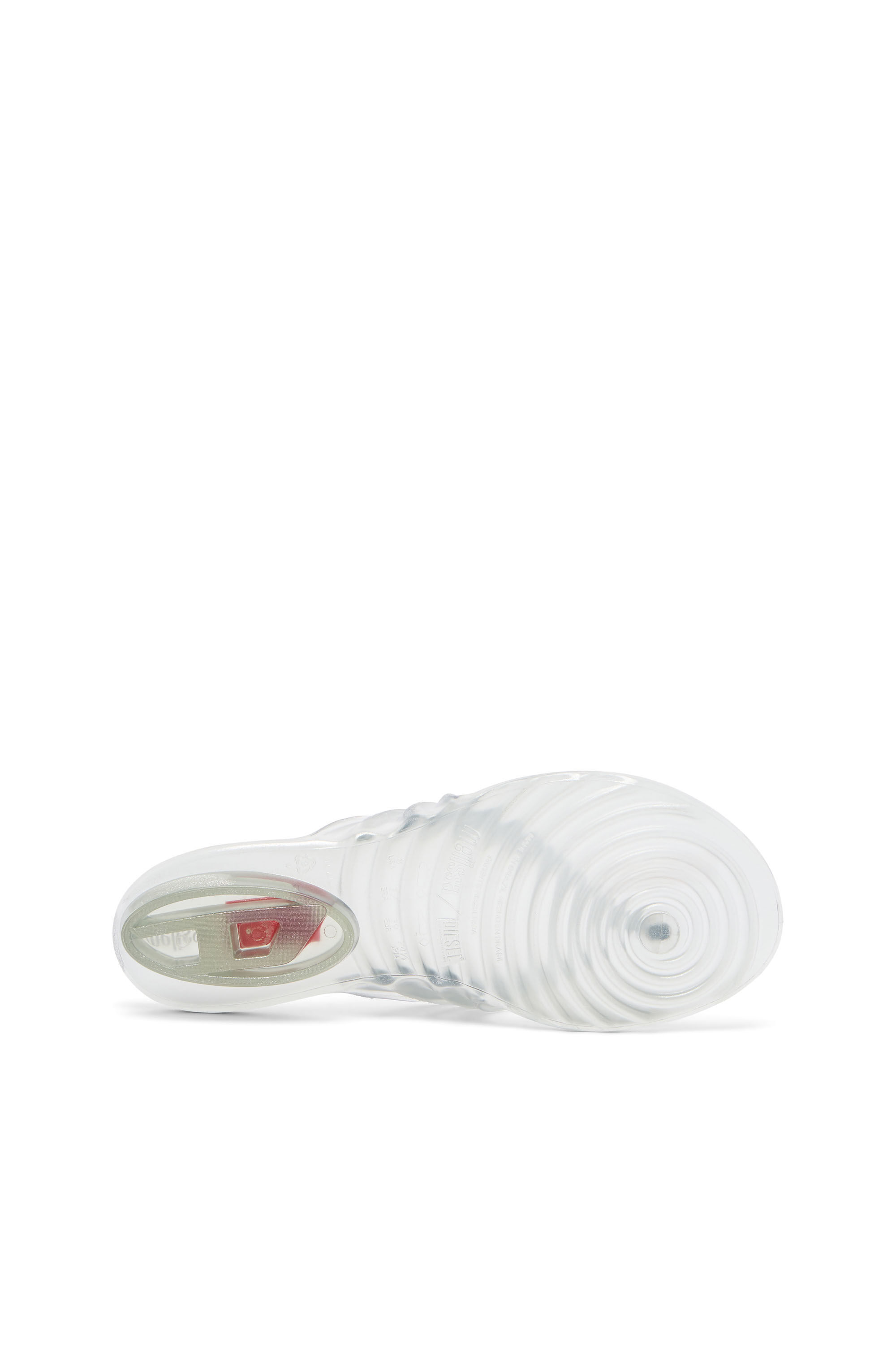Diesel - MELISSA QUANTUM THONG, Female's Sculptural flip-flops in Melflex&reg; in Silver - 5