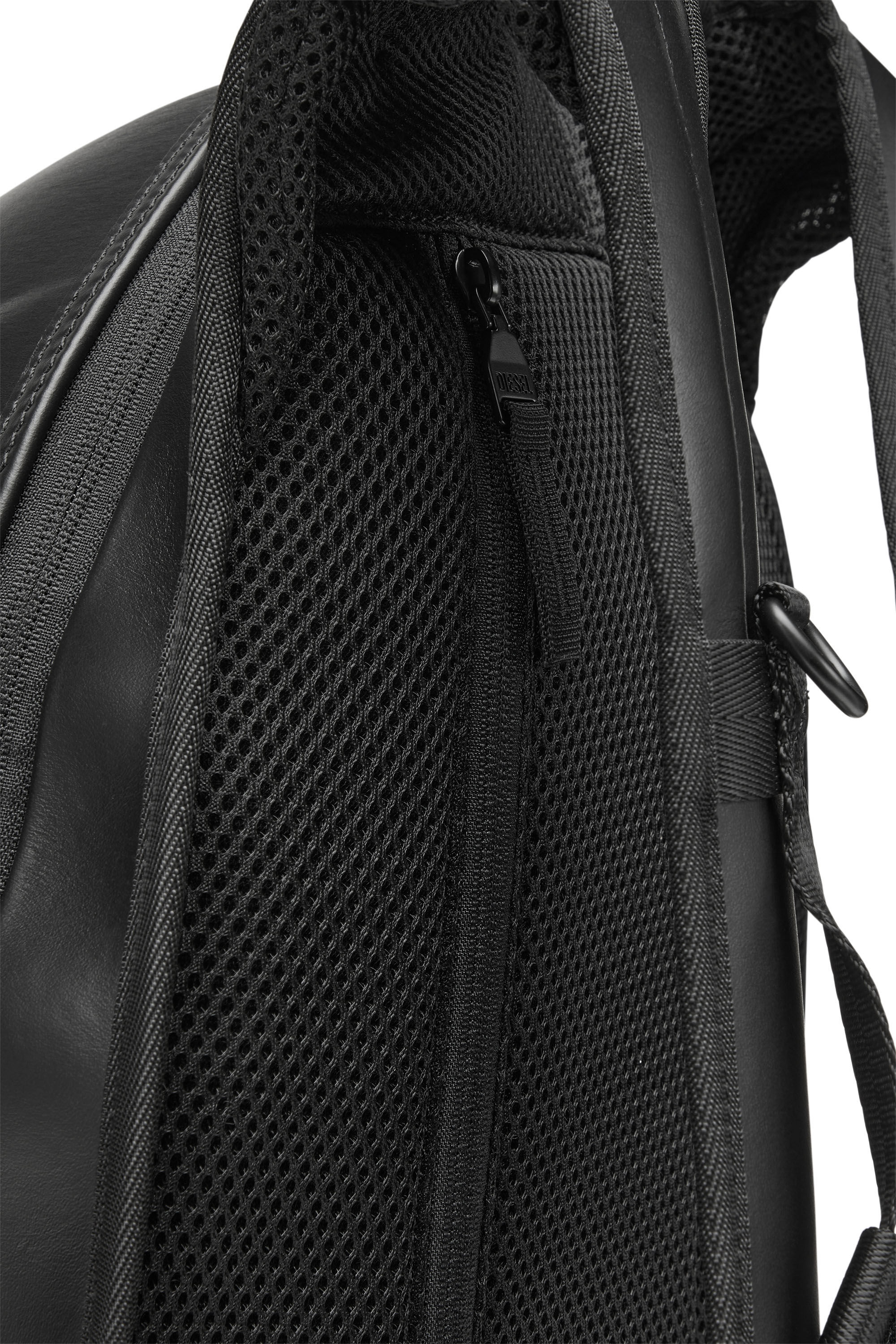 Diesel - 1DR-POD BACKPACK, Male's 1DR-Pod Backpack - Hard shell leather backpack in Black - 5