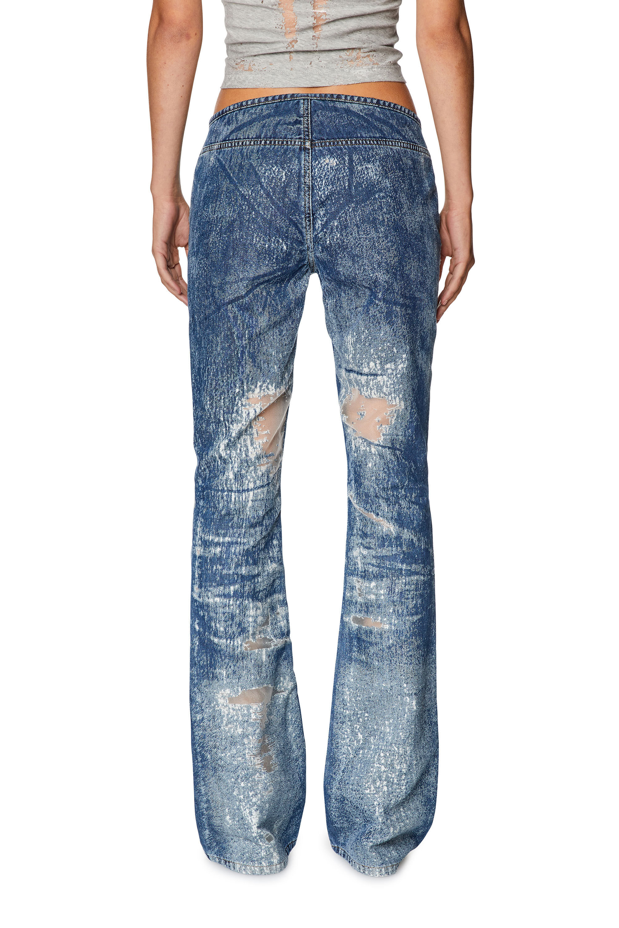 Diesel - Female's Bootcut and Flare Jeans D-Shark 068JH, Medium Blue - 5