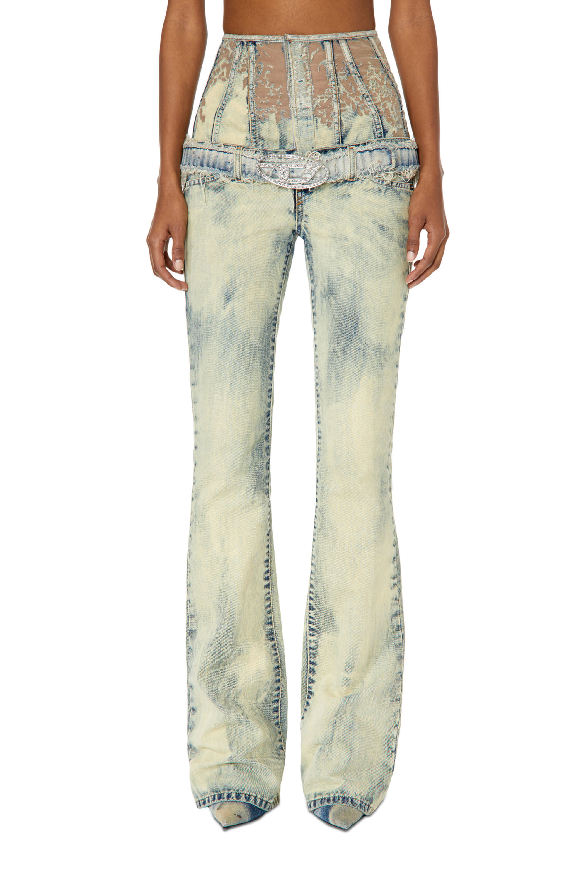 Diesel - Female's Bootcut and Flare Jeans 1969 D-Ebbey 068GP, Light Blue - 3