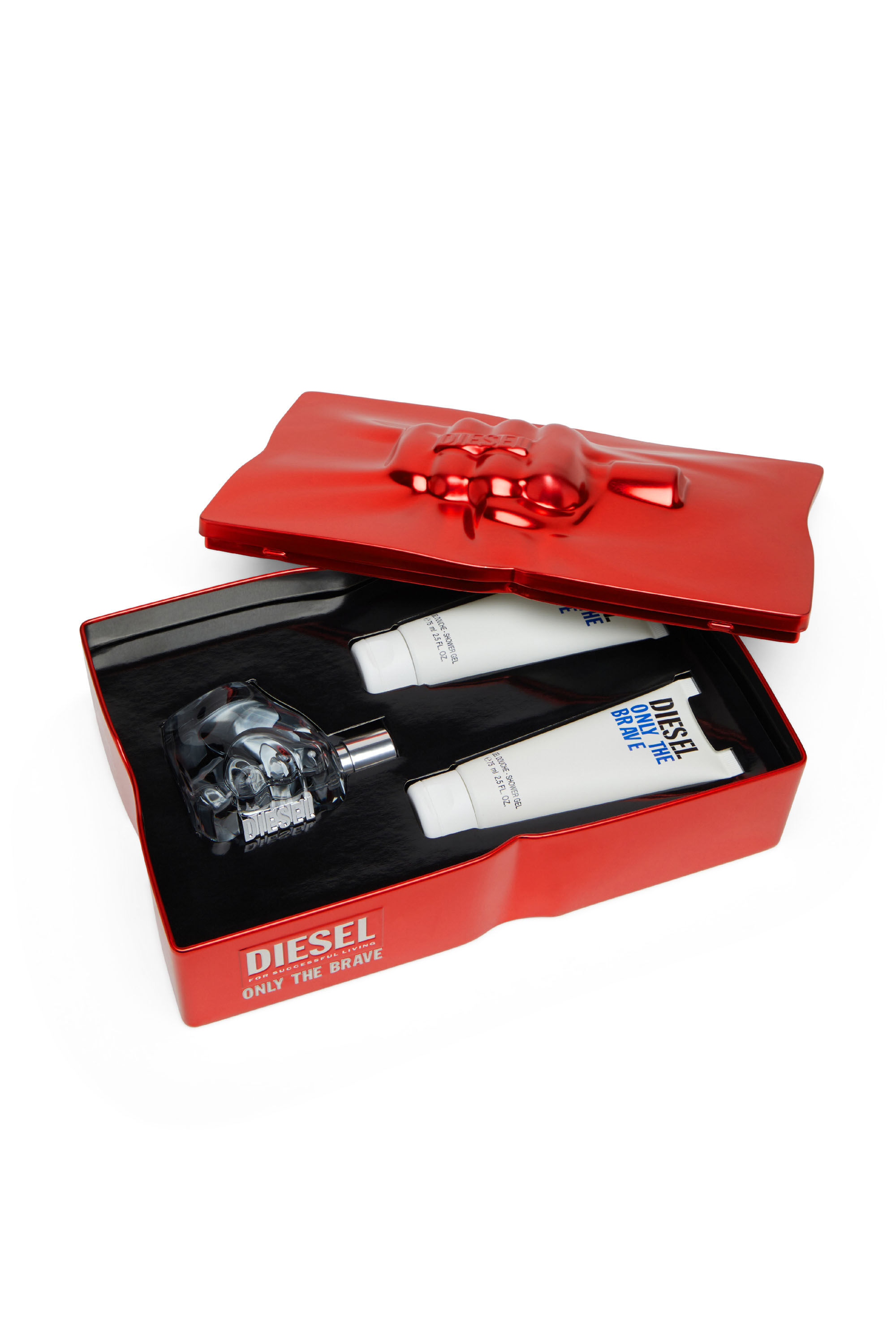Diesel - ONLY THE BRAVE 75 ML PREMIUM GIFT SET, Male's ONLY THE BRAVE 75 ML Premium Gift Set in Red - 2