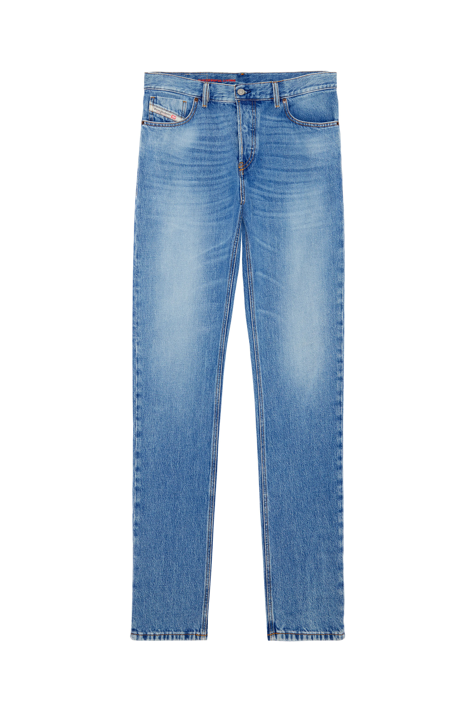 Diesel - Straight Jeans 1995 D-Sark 09C15, Male's Straight Jeans - 1995 D-Sark in Light Blue - 2