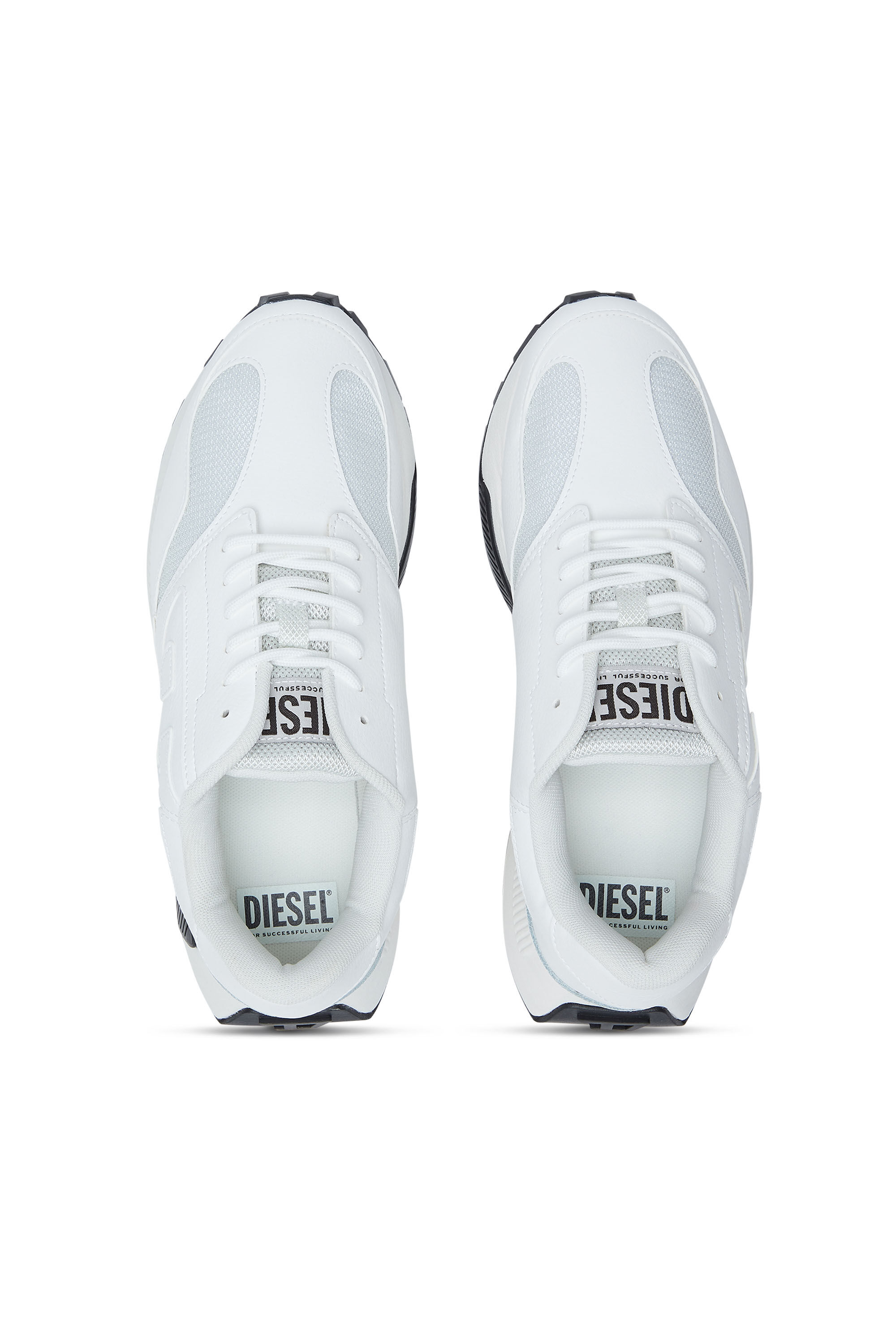 Diesel - S-TAME-D RUNNING W, Woman's S-Tame-D-Sneakers in mesh and PU in White - 4