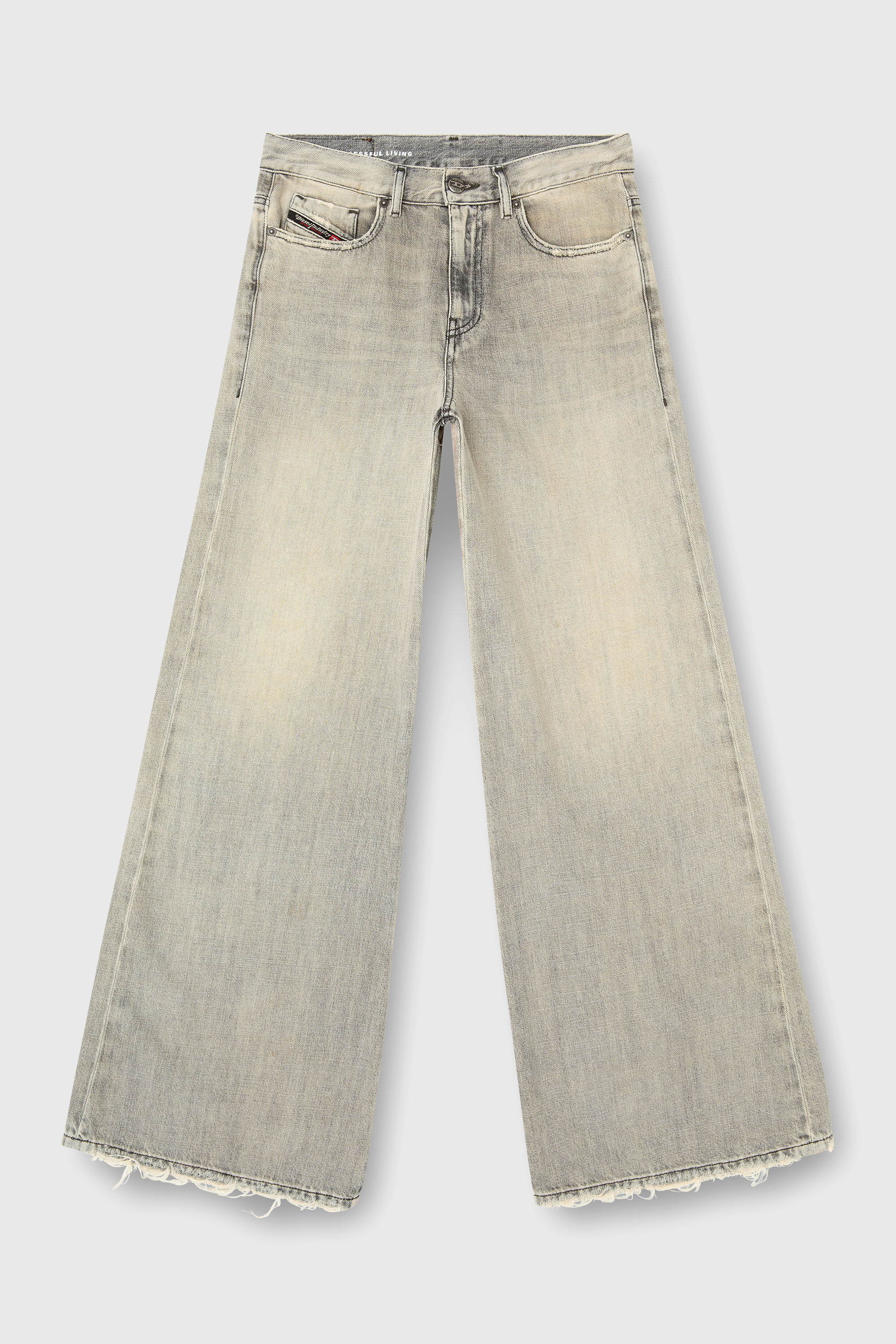 Diesel - Flare Jeans 1978 D-Akemi 068RU Mujer, Gris - 6