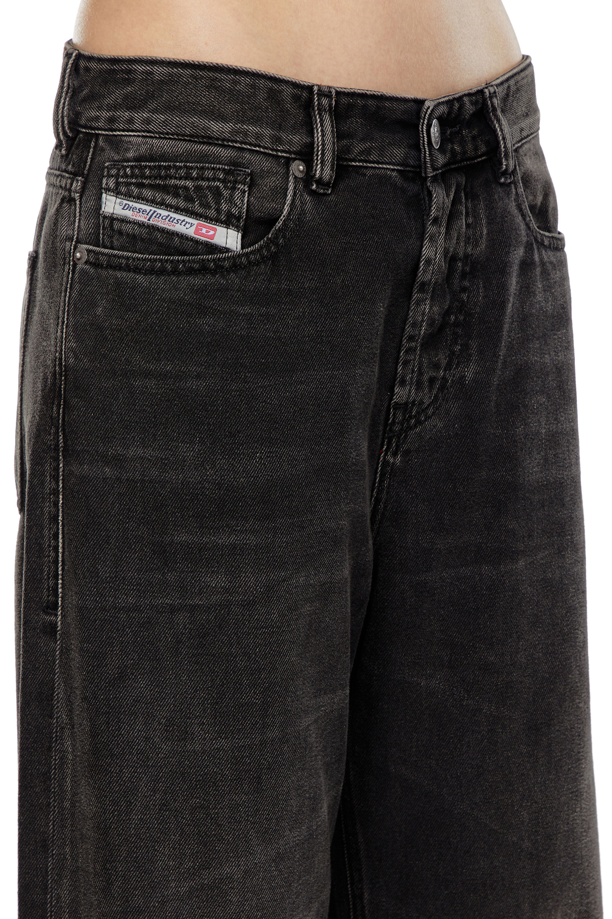 ★ Momomo DIESEL Jeans D-Rise 09j96 Women's Relaxed Jeans | Black/Dark Grey | Diesel 1996 D-Sire