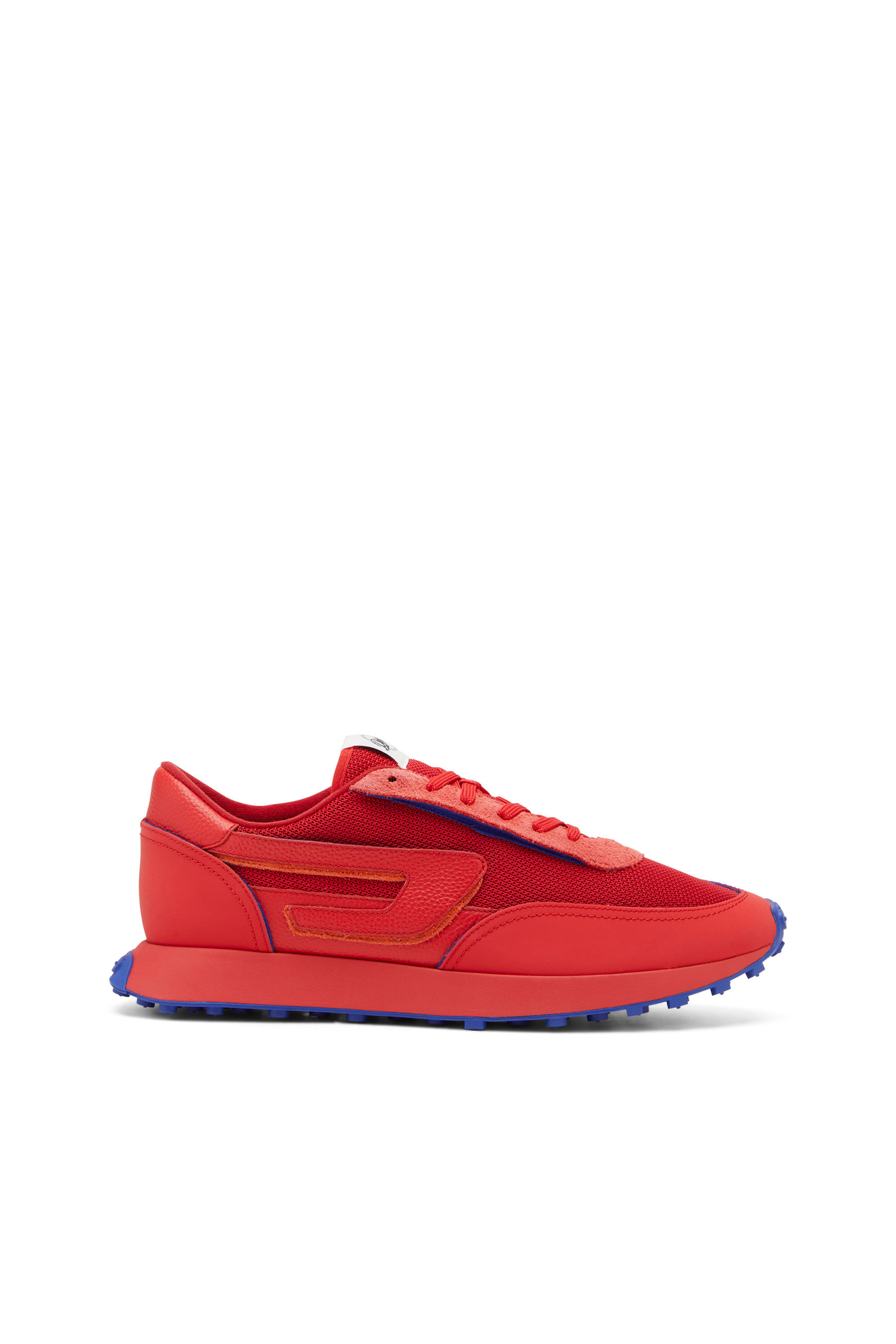 Diesel - S-RACER LC, Male's S-Racer Lc - Sneakers in mesh, suede and leather in Red - 1