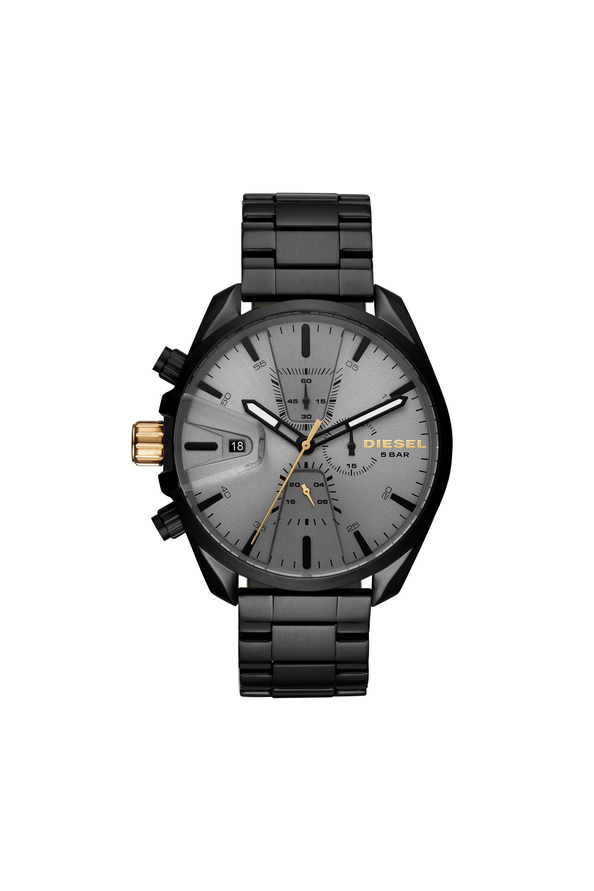 DZ4474 Man: Black watch with gray dial, 47 mm | Diesel
