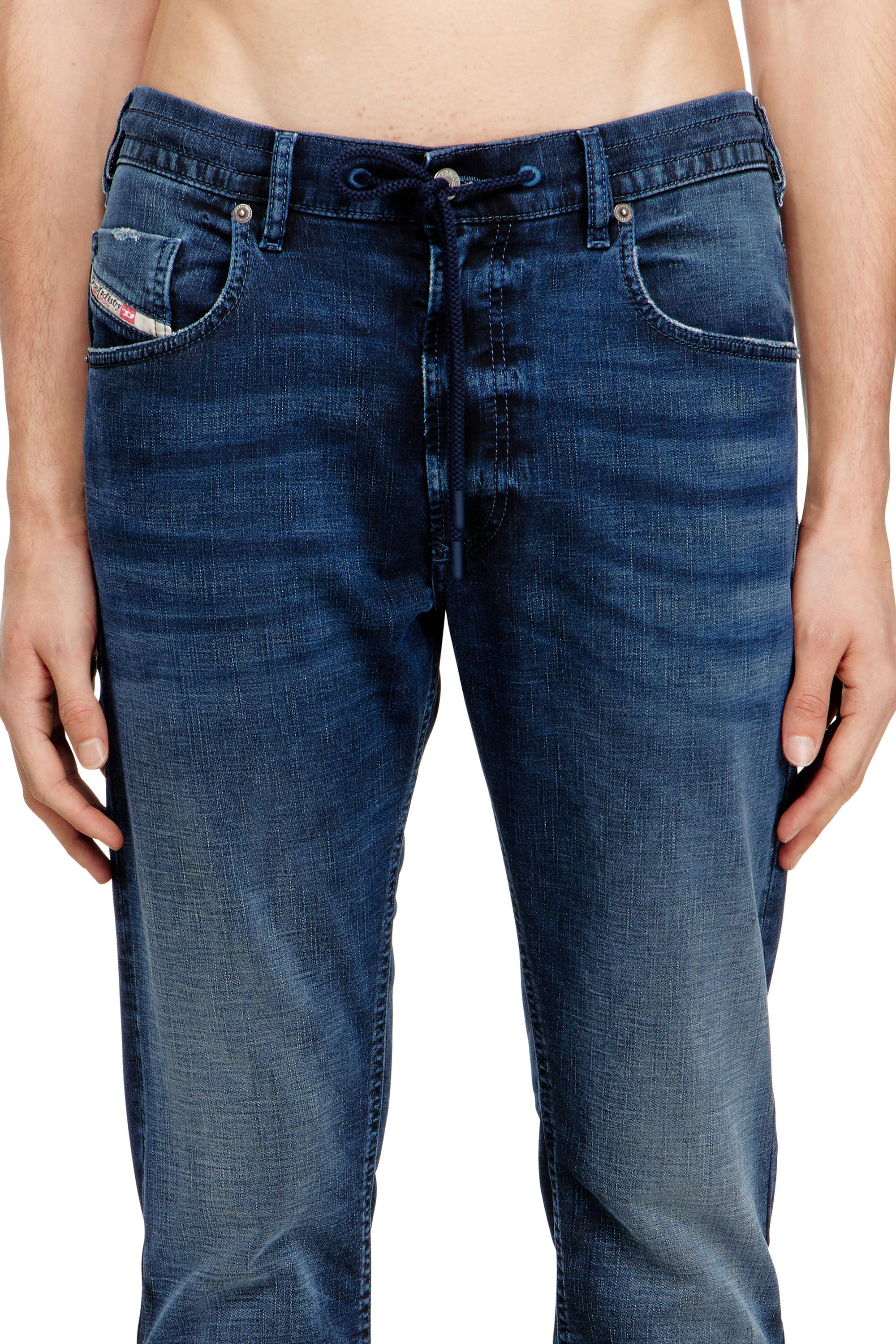 Men's Regular Jeans | Dark Blue | Diesel 2032 D-Krooley Joggjeans®