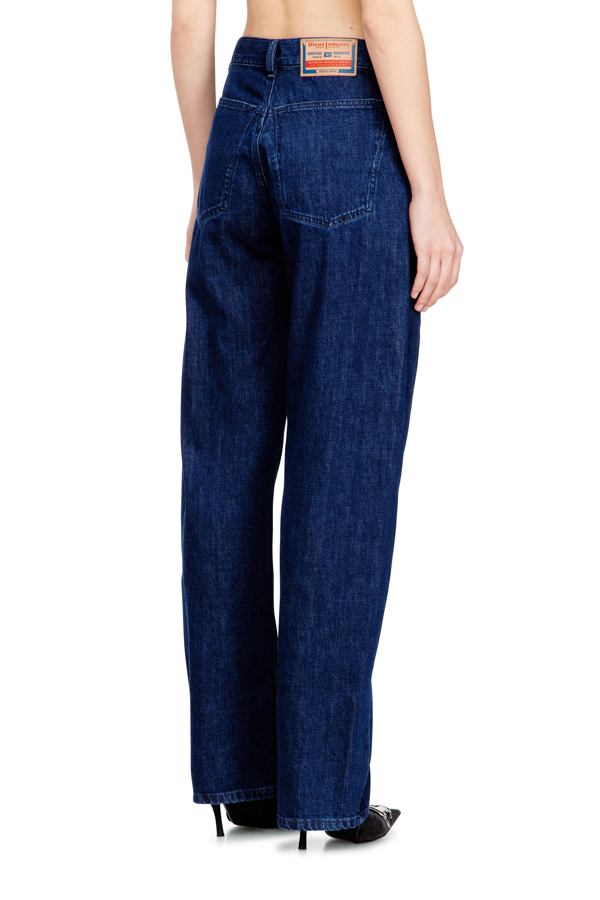 Women's Relaxed Jeans | Dark Blue | Diesel 1974 D-Ellz