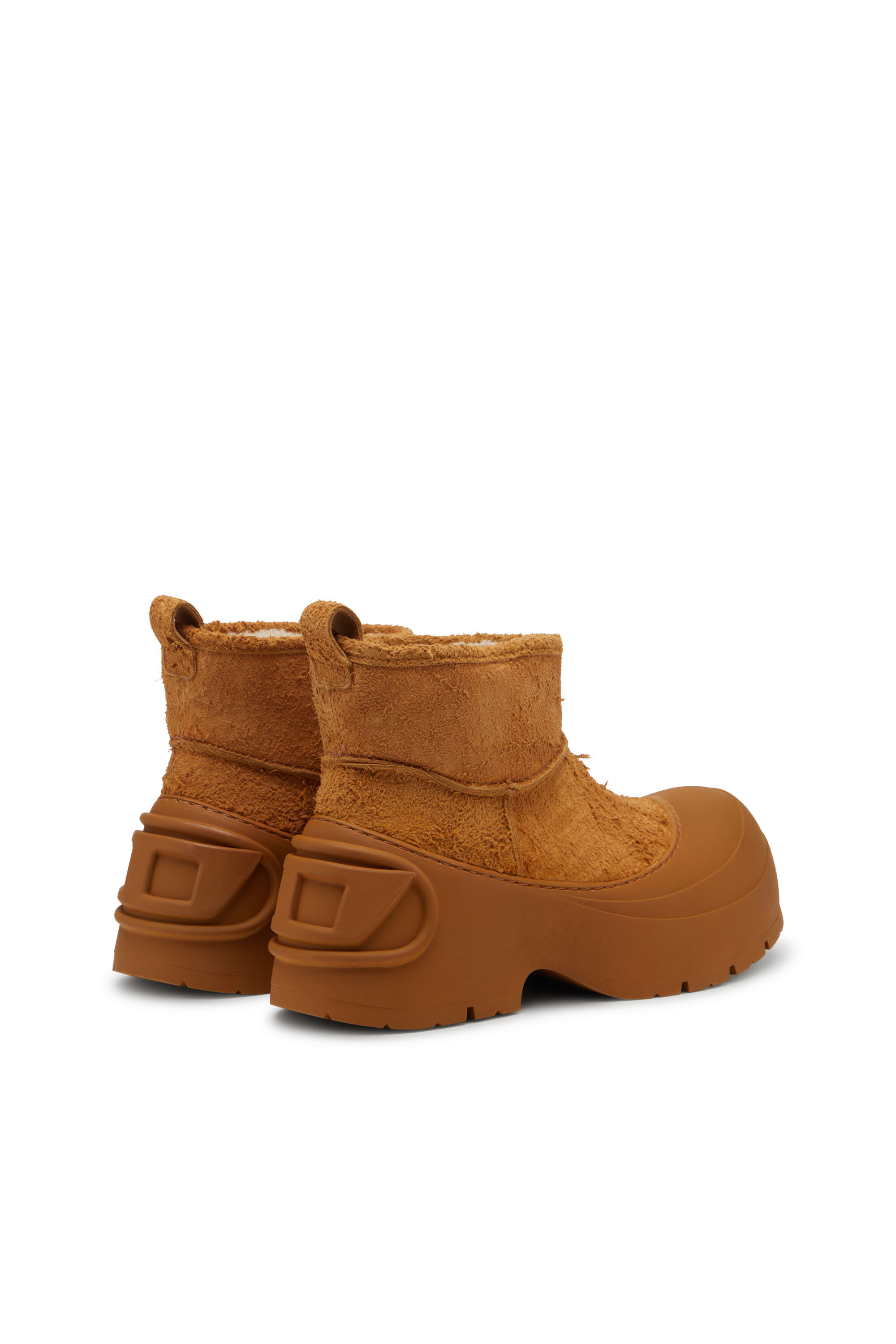 Men's D-Donald-Chunky ankle boot with lug sole | Brown | Diesel MX