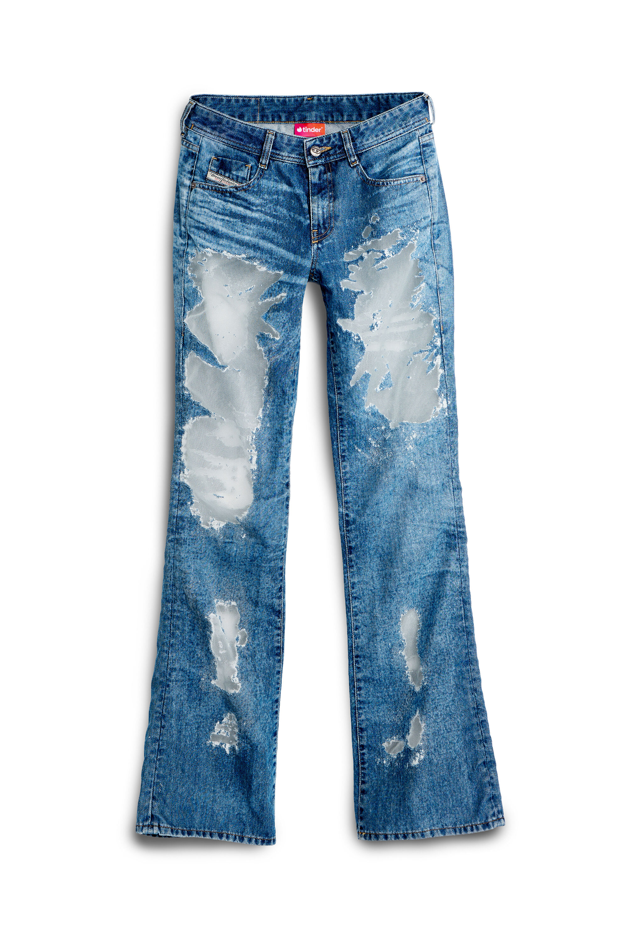 Women's Bootcut Jeans | Low Waist 1969 D-Ebbey | Medium blue