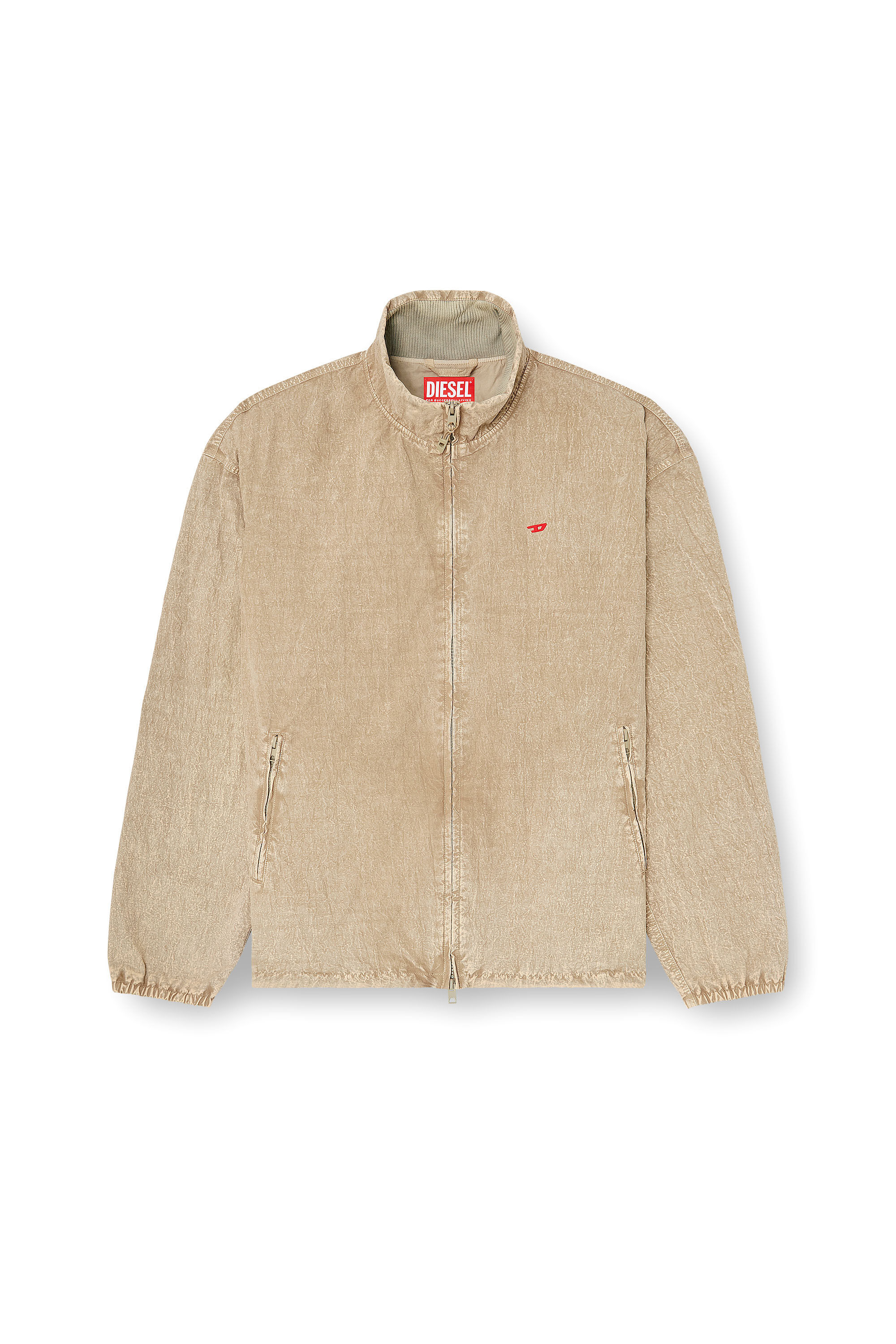 Diesel - J-CORSE-PLBH, Man's Treated taslan jacket with treated finish in null - 2