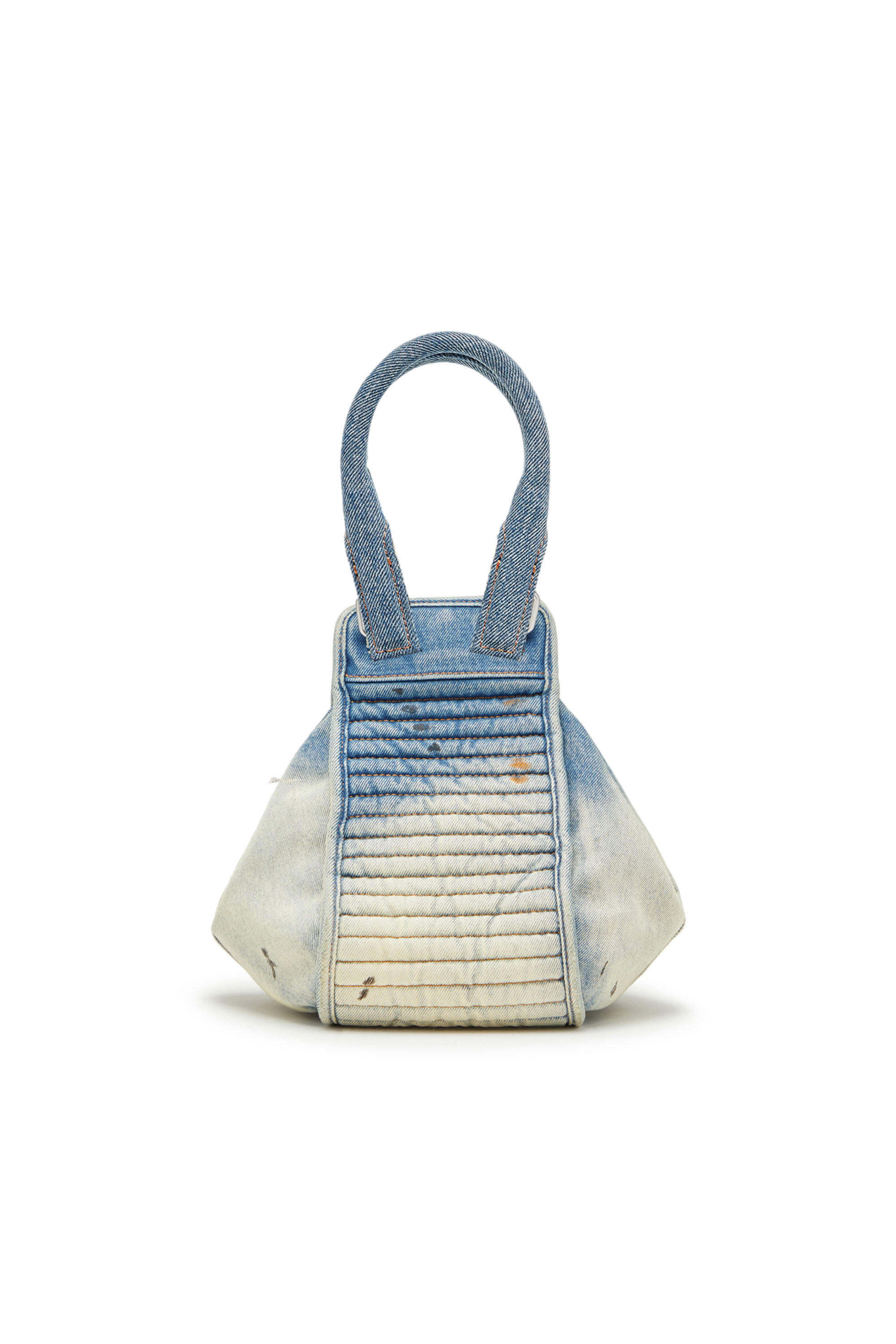 Diesel - D-VINA-S, D-Vina-S - Petit sac souple en denim solarisé Femme in Bleu - 3