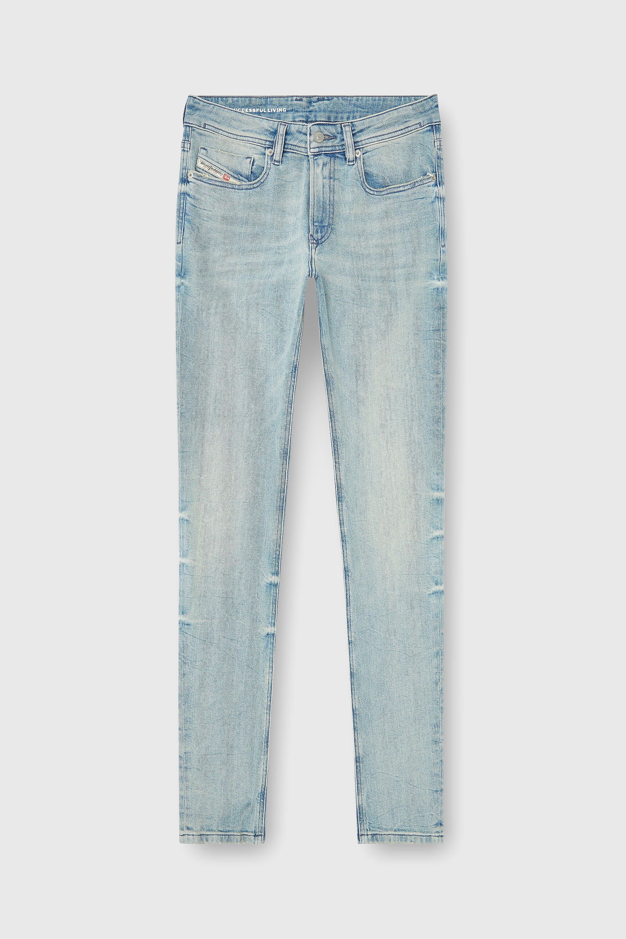 Diesel - Man's Skinny Jeans 1979 Sleenker 0KBBF, Light Blue - 6