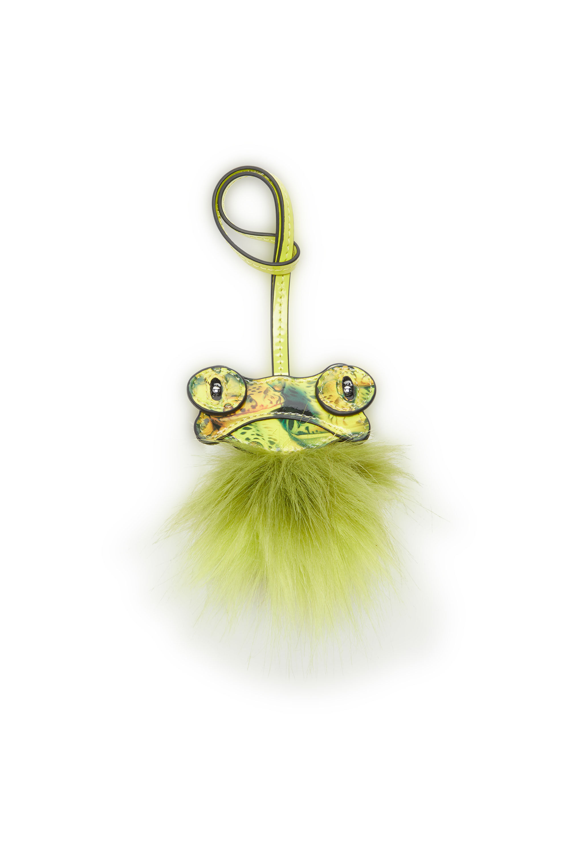 Women's Frog bag charm with fluffy tail | Green | Diesel