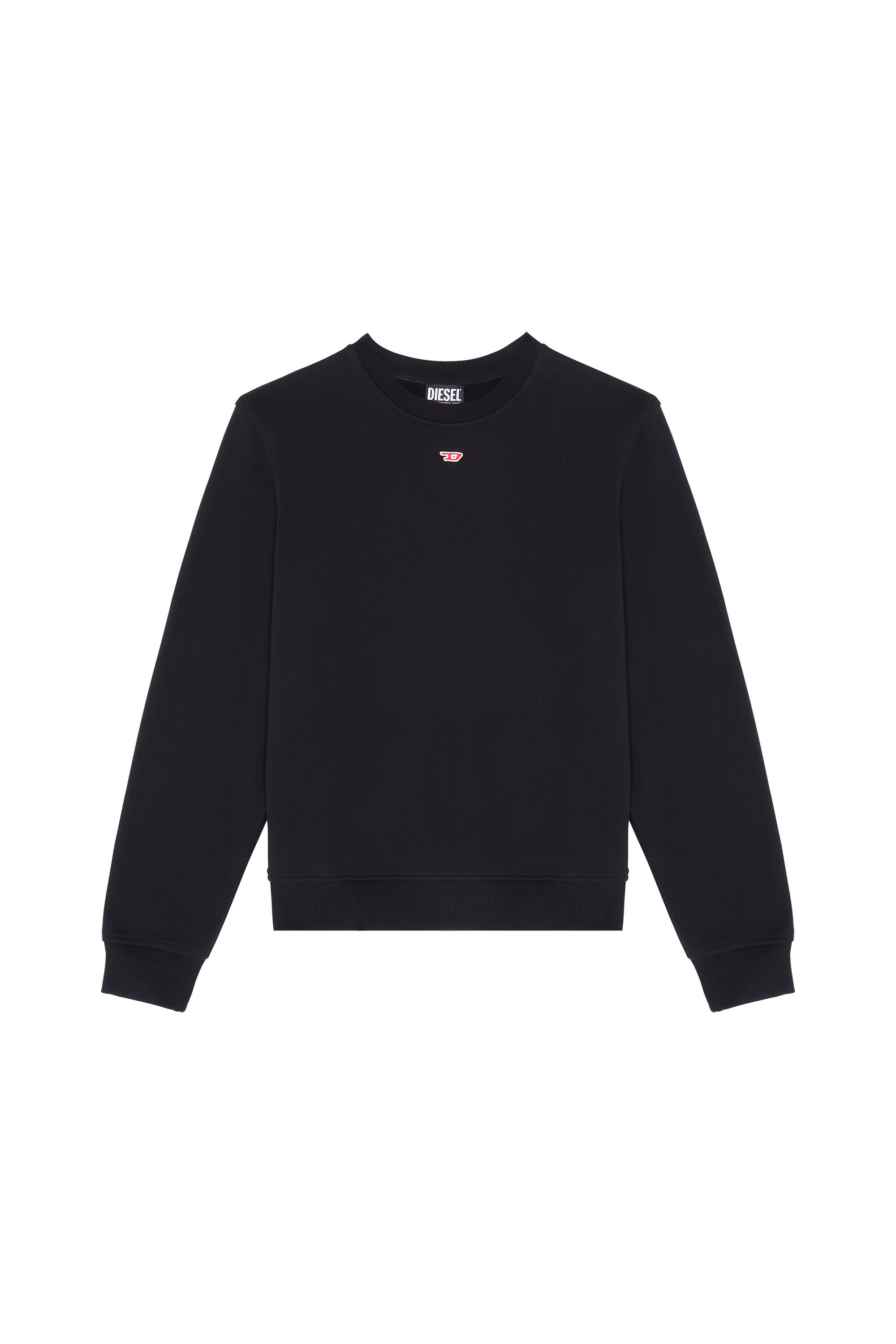 Diesel - S-GINN-D, Man's Sweatshirt with D logo in Black - 2