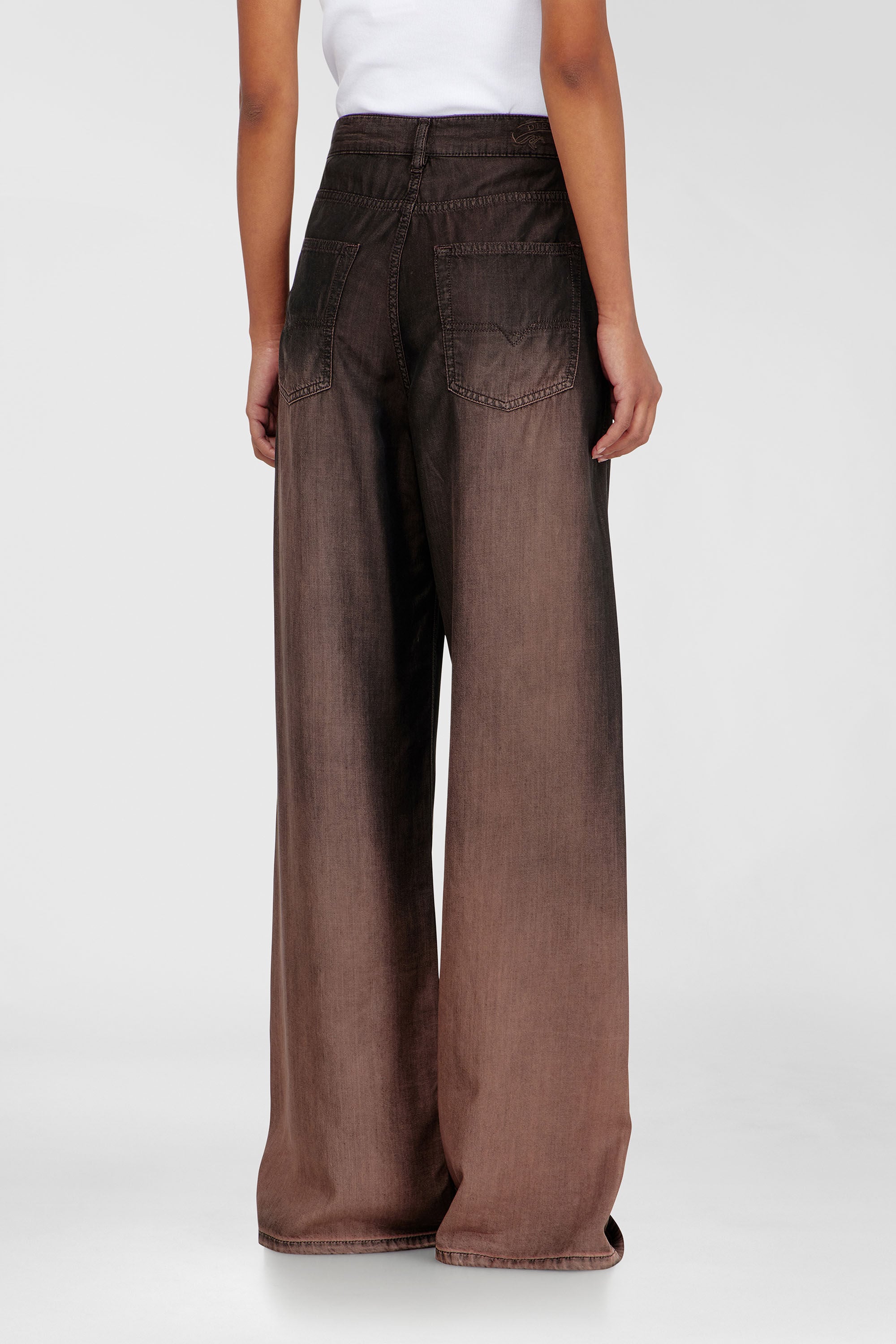 Diesel - Relaxed Jeans 1996 D-Sire 068YF Mujer, Marr&oacute;n - 5