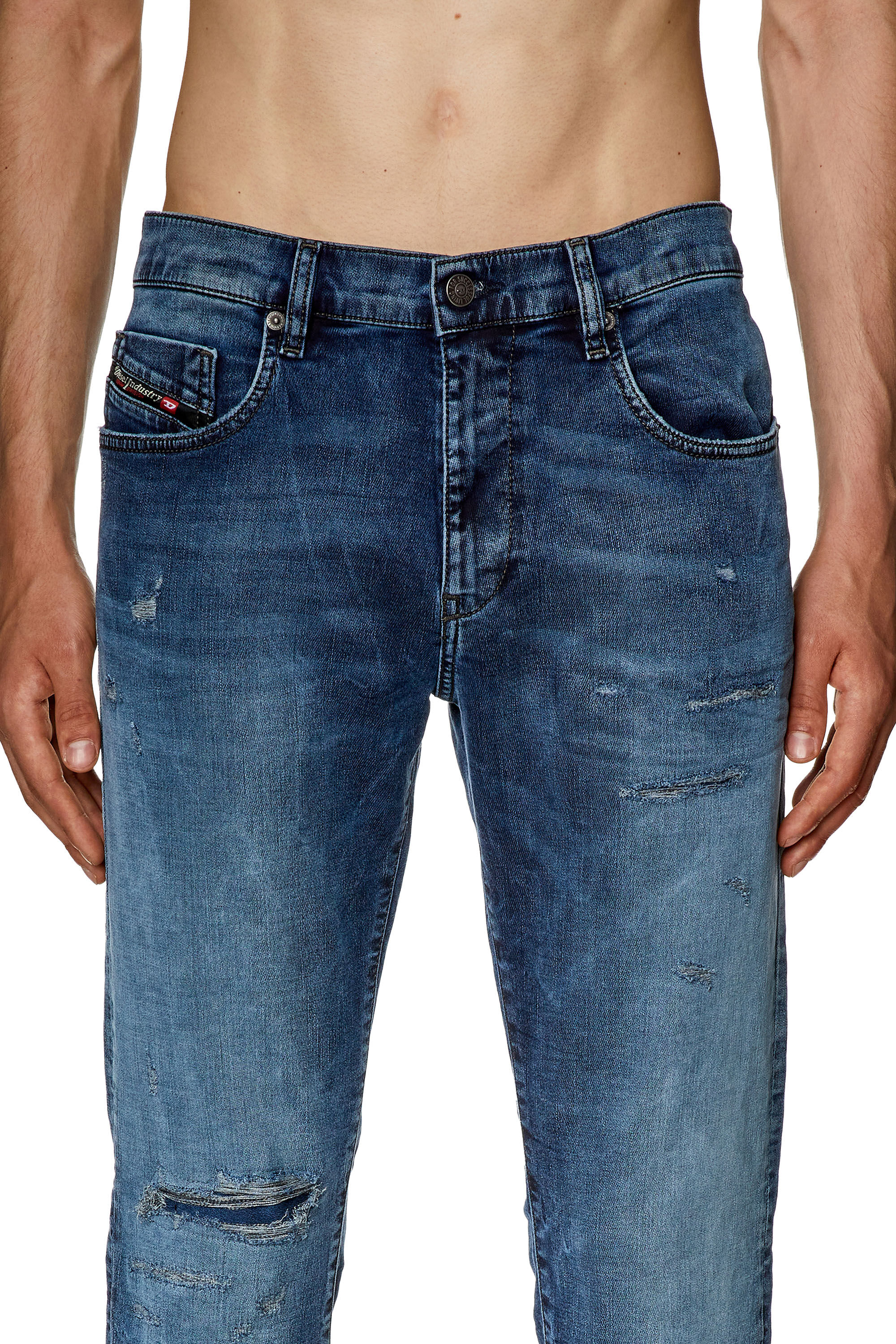 Diesel - Male's Slim 2060 D-Strukt Joggjeans® E9H11, Dark Blue - 5
