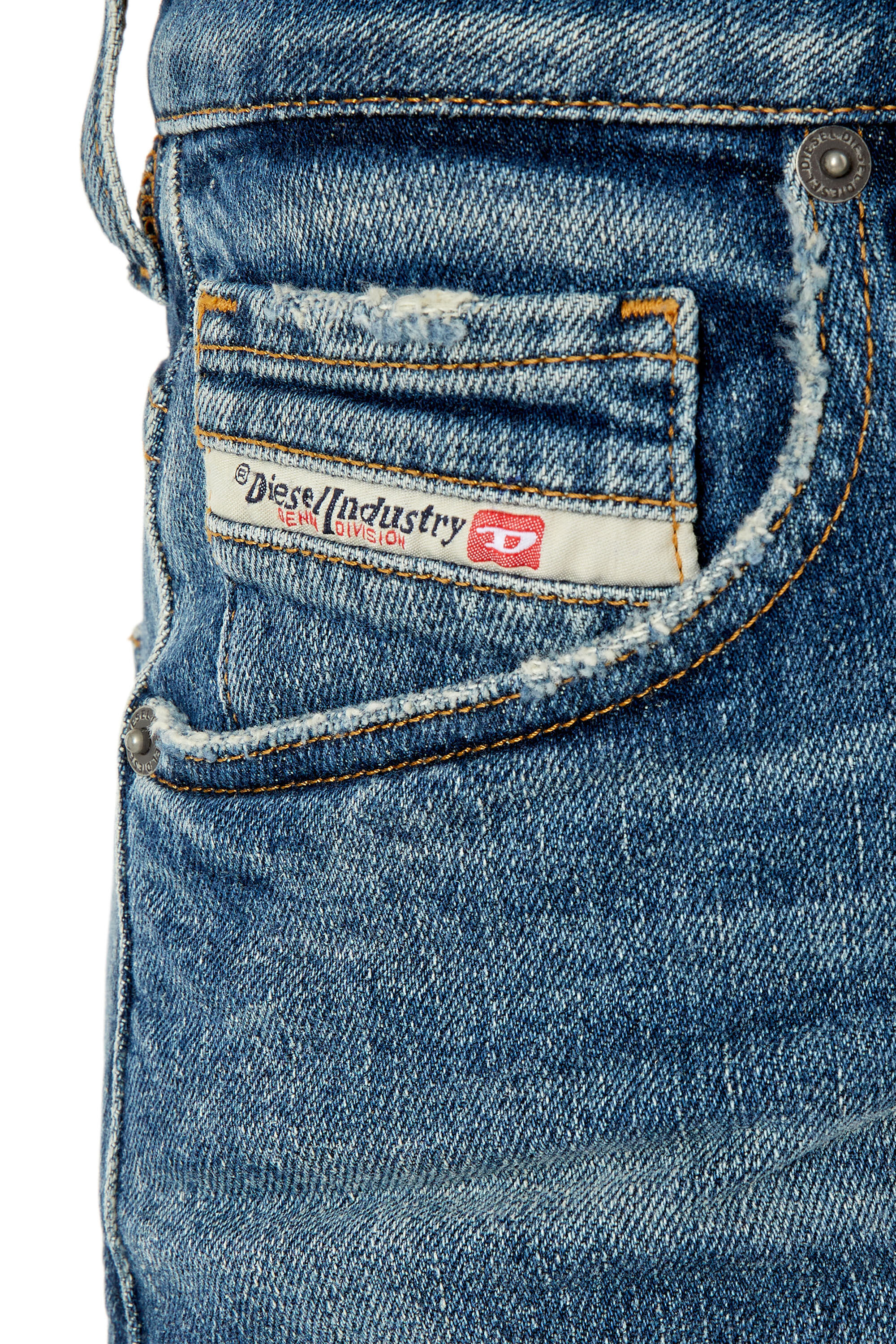 Diesel - Straight Jeans 1999 D-Reggy 007L1 Femme, Bleu moyen - Image 4