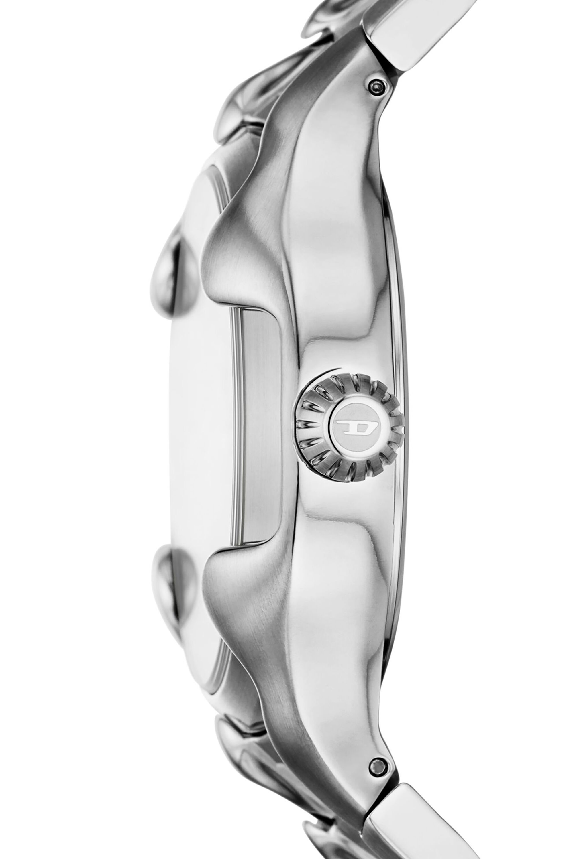 【DIESEL】　VERT DZ2185 腕時計 Men's Vert Three-Hand Date Stainless Steel Watch | Silver