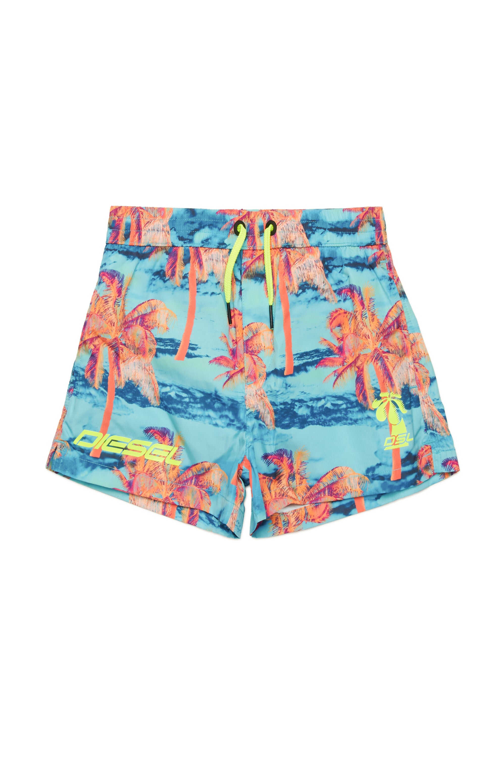 Boy'sSwim shorts with palm tree print | Multicolor | Diesel US