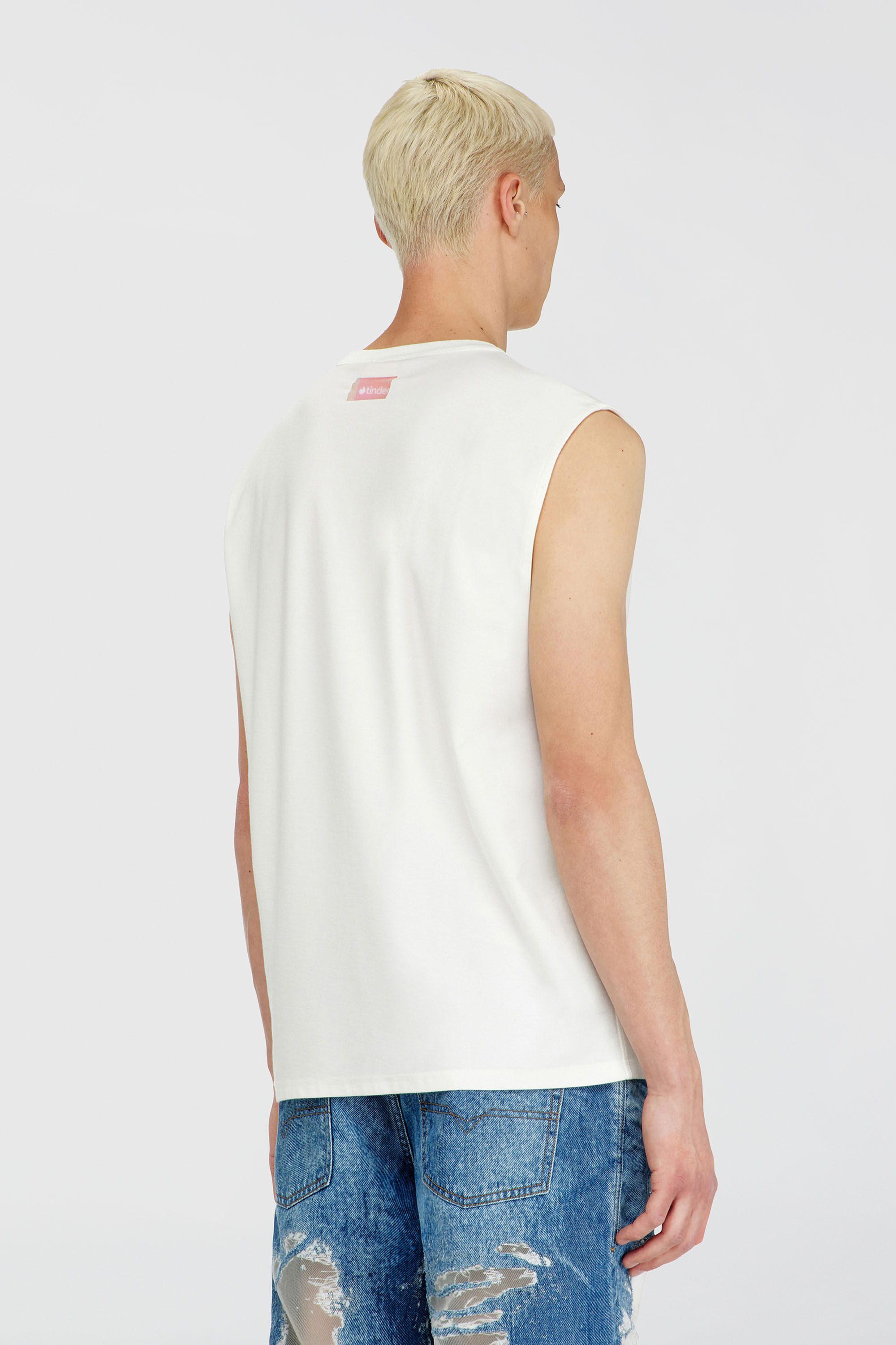 Women's Tank top with For Successful Loving logo | White | Diesel