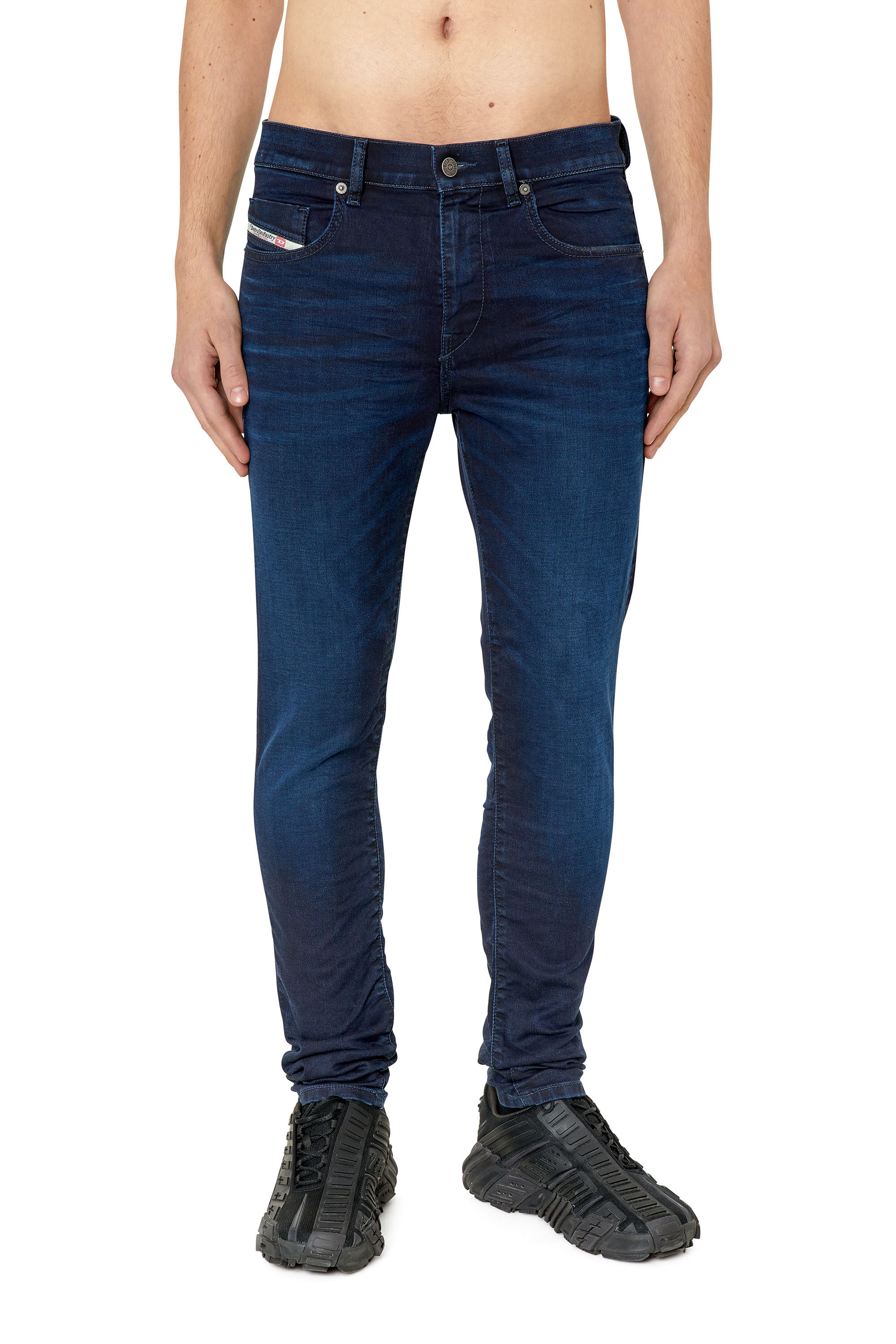 Diesel - Male's Slim 2060 D-Strukt Joggjeans® 068CU, Dark Blue - 3