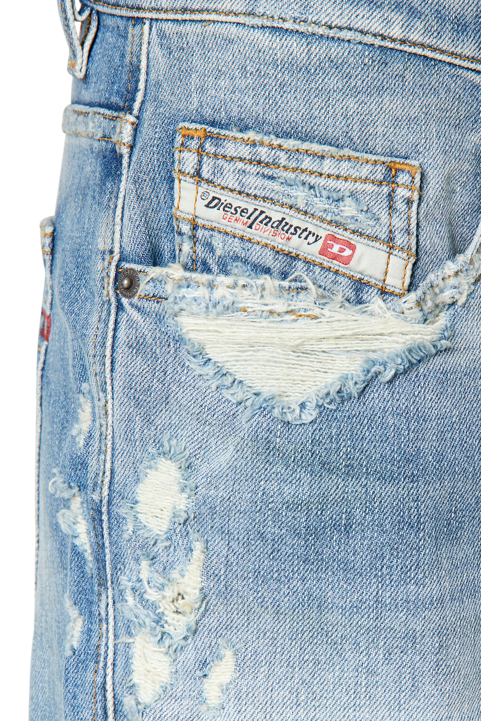 Diesel - Straight Jeans 2020 D-Viker 007N1, Straight Jeans - 2020 D-Viker Homme in Bleu - 5