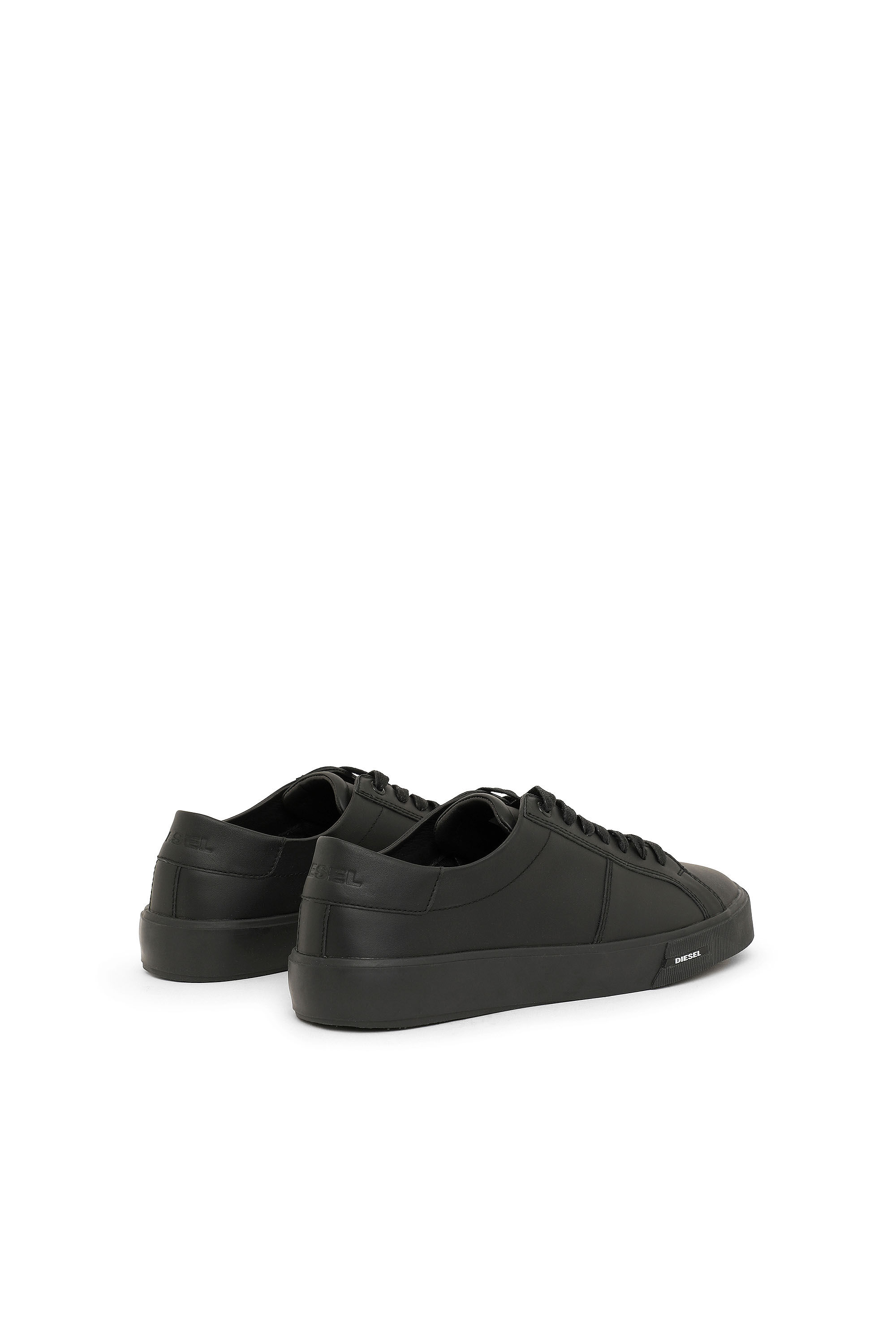 Diesel - S-MYDORI LC, Male's Low-top sneakers in leather in Black - 3