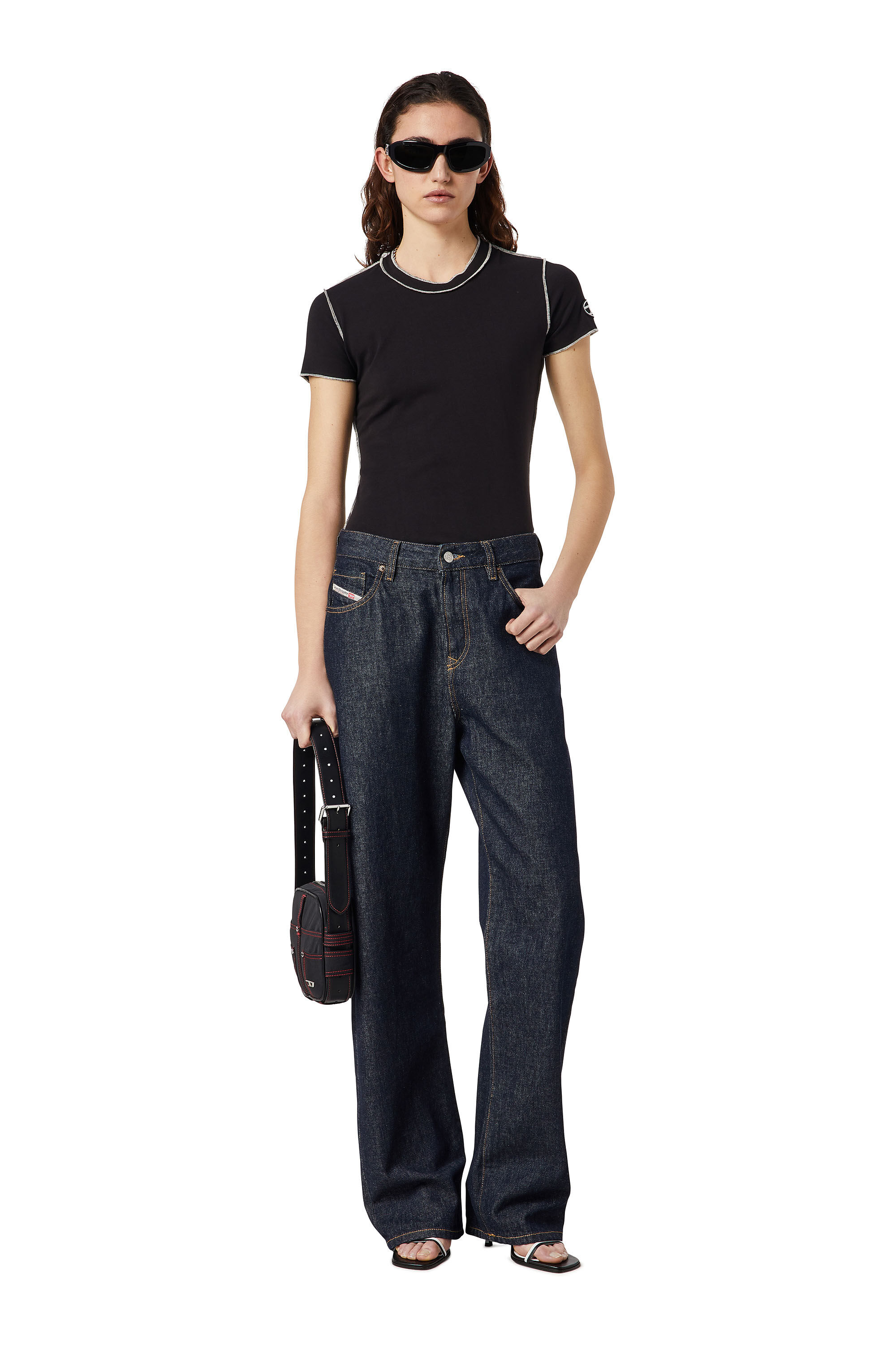 Diesel - Straight Jeans 1999 D-Reggy Z9C02, Female's Straight Jeans - 1999 D-Reggy in Dark Blue - 1