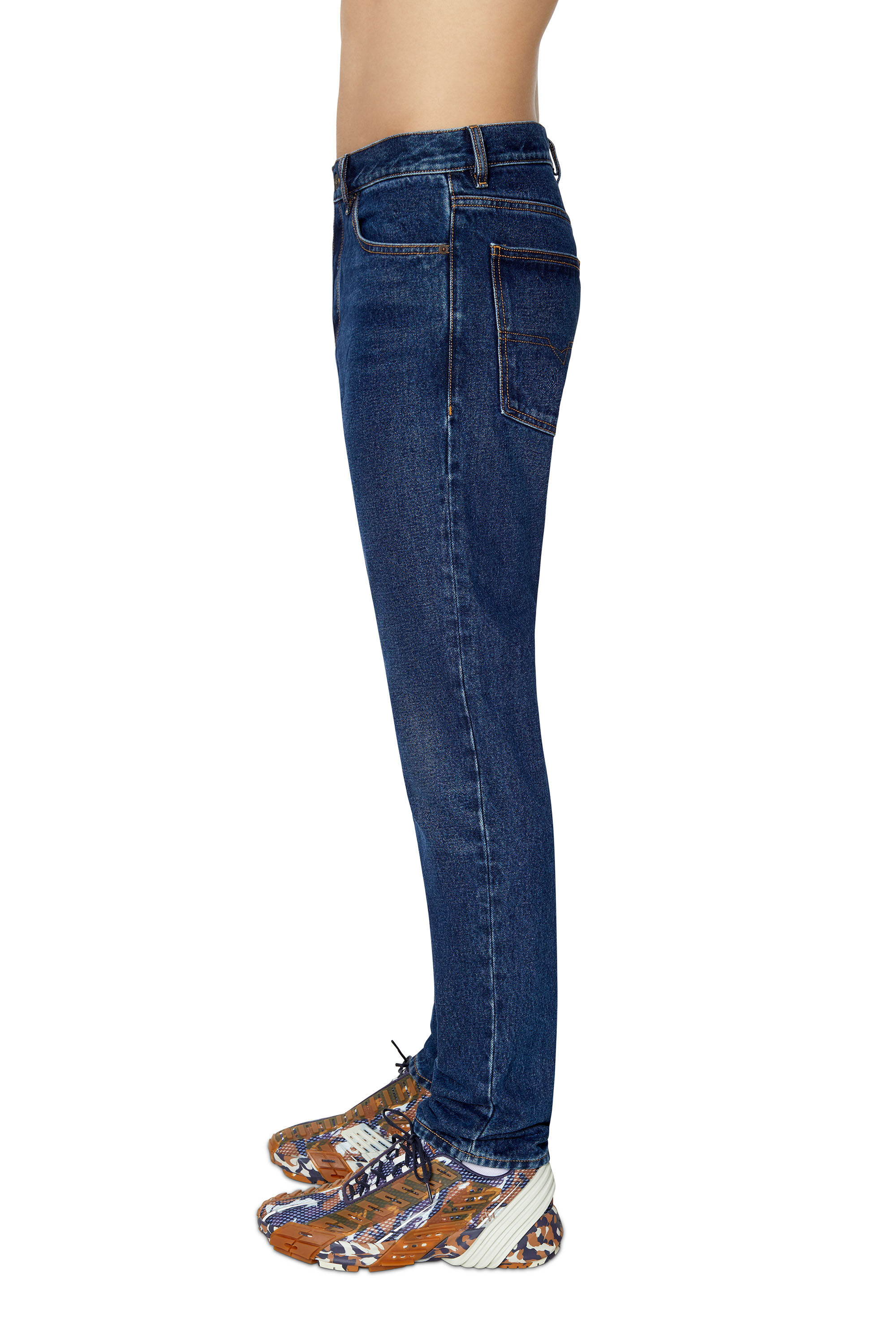 Diesel - Straight Jeans 1995 D-Sark 007E6, Man's Straight Jeans - 1995 D-Sark in Dark Blue - 5