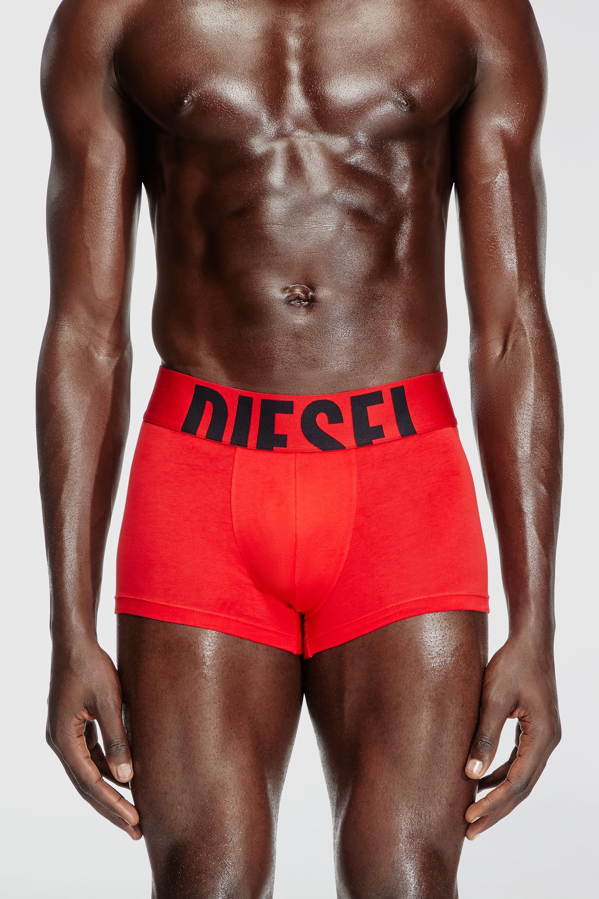 Diesel - UMBX-DAMIENTHREEPACK-5.5EL, Man's Three-pack men&rsquo;s boxer briefs in Red/Black - 1